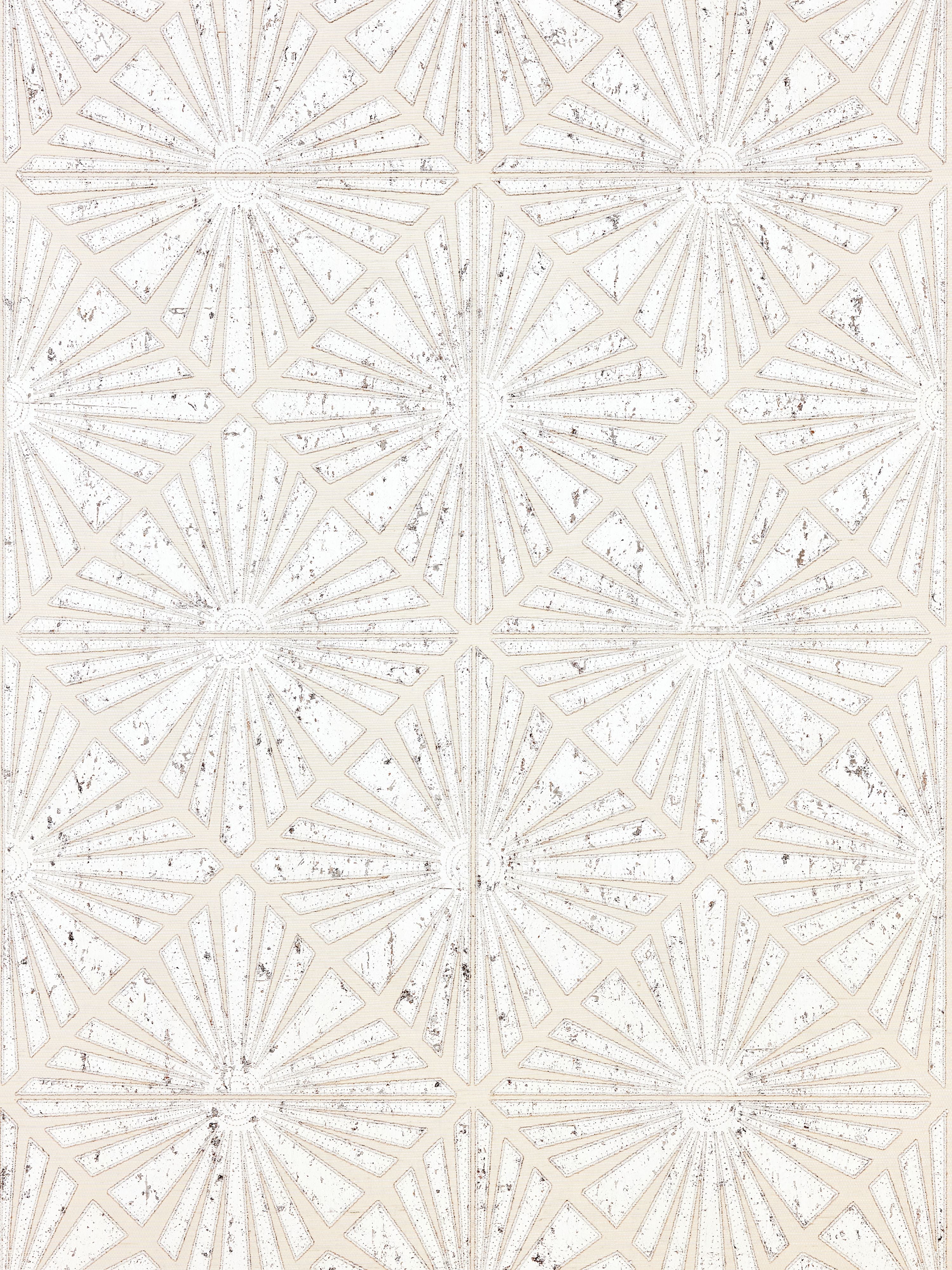 Milan Diamond Grasscloth wallpaper in parchment color - pattern number SC 0001WP88556 - by Scalamandre in the collection