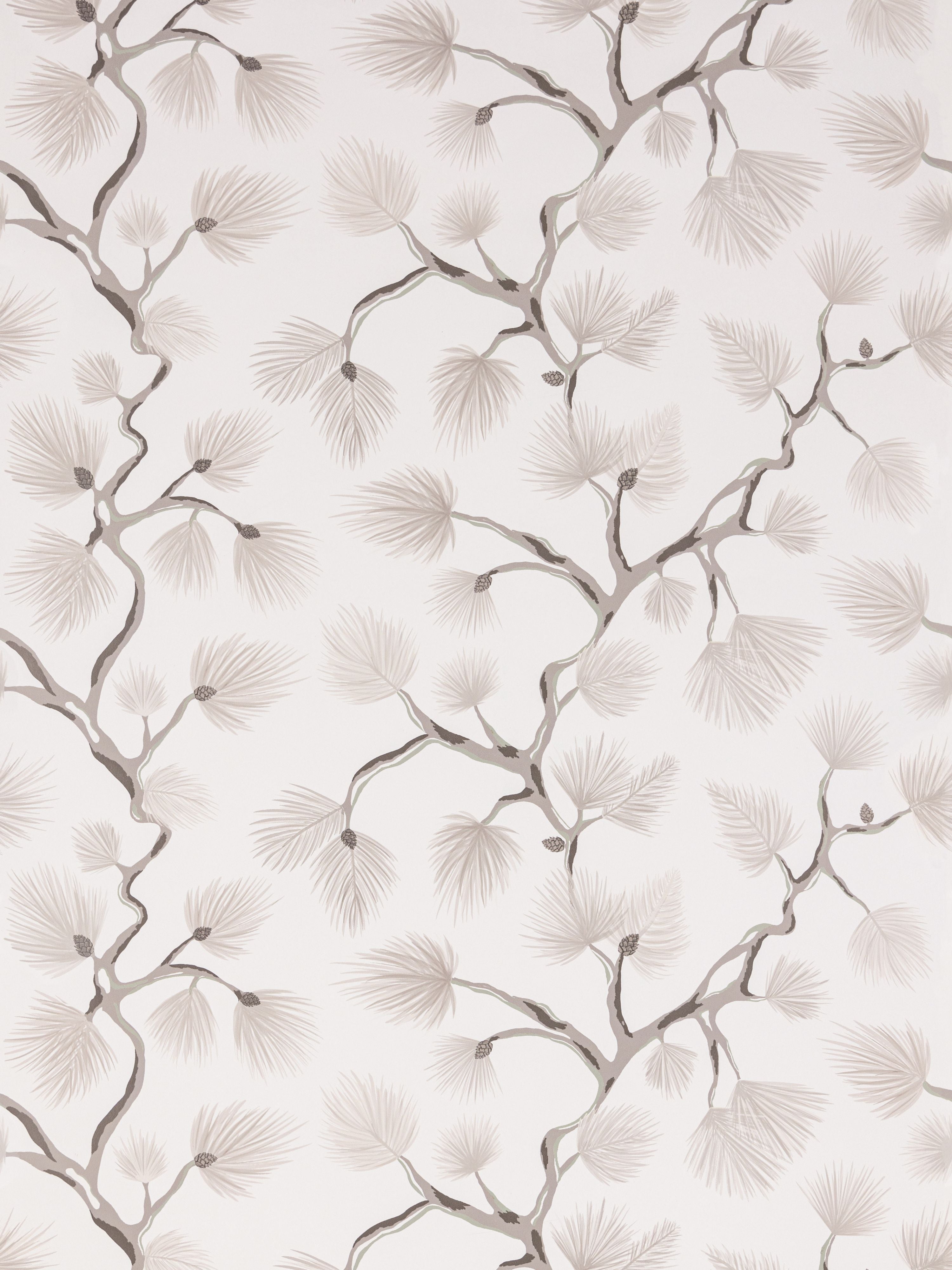 Pignoli wallpaper in snow color - pattern number SC 0001WP88593D - by Scalamandre in the collection