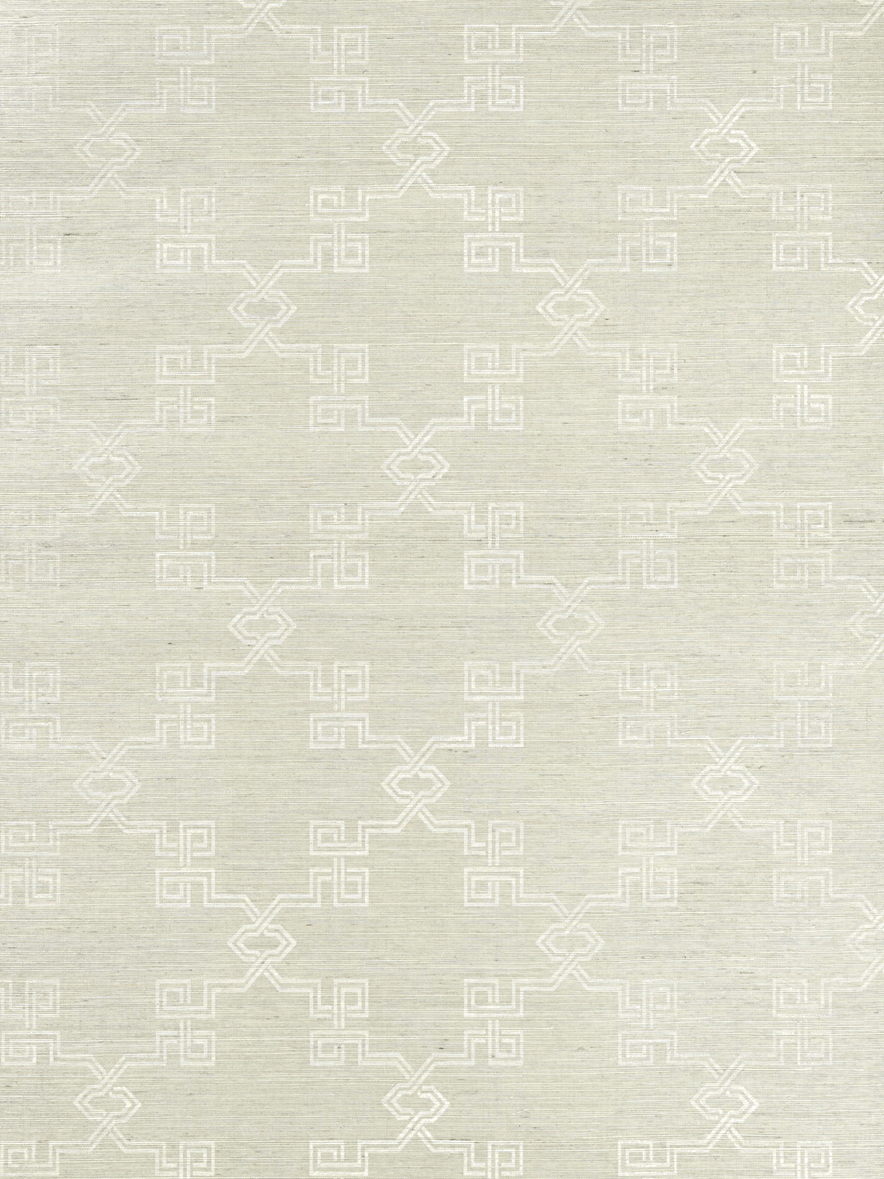 Suzhou Lattice Sisal wallpaper in haze color - pattern number SC 0002WP88374 - by Scalamandre in the collection