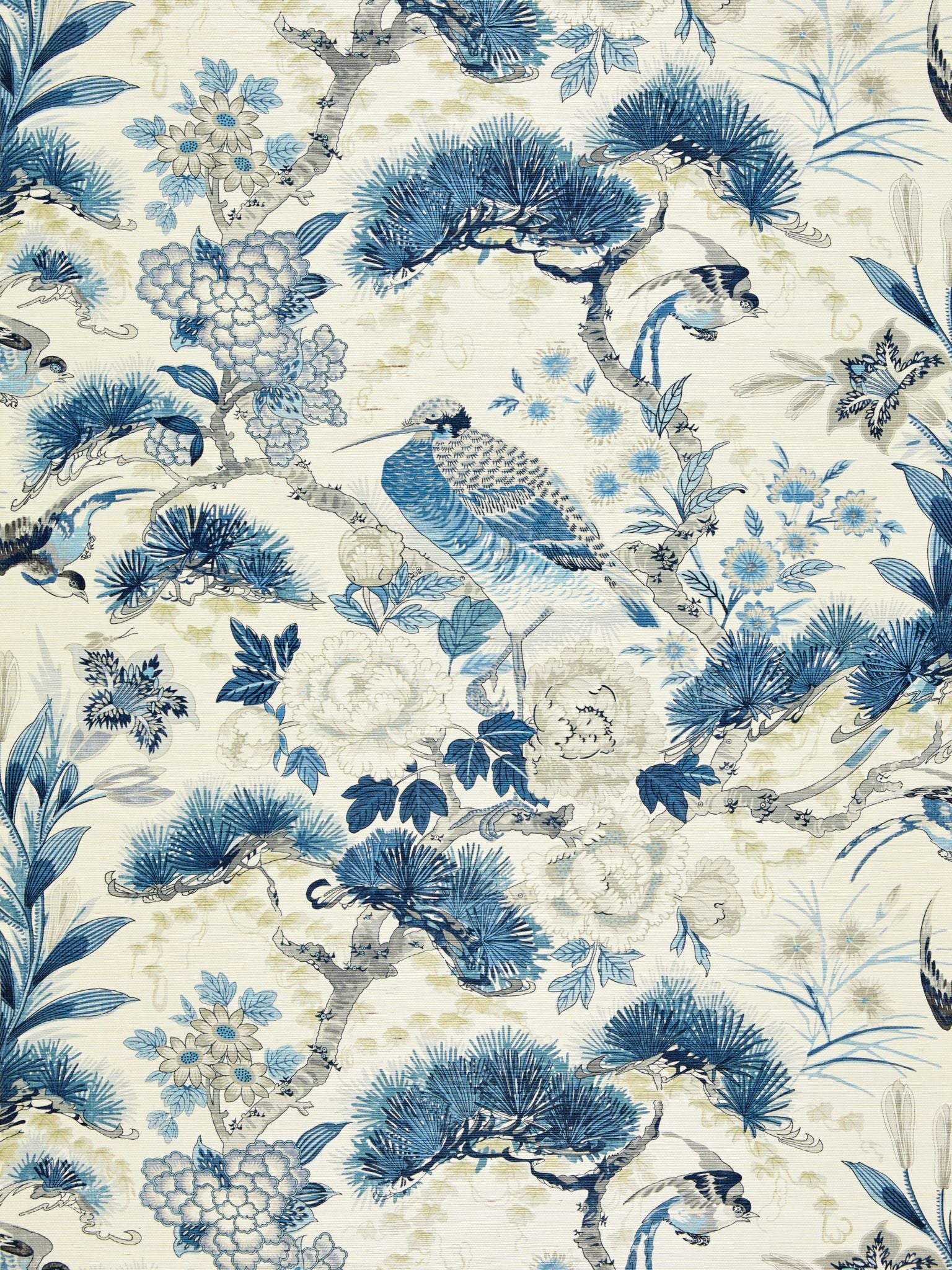 Shenyang Sisal fabric in porcelain color - pattern number SC 0002WP88380 - by Scalamandre in the collection
