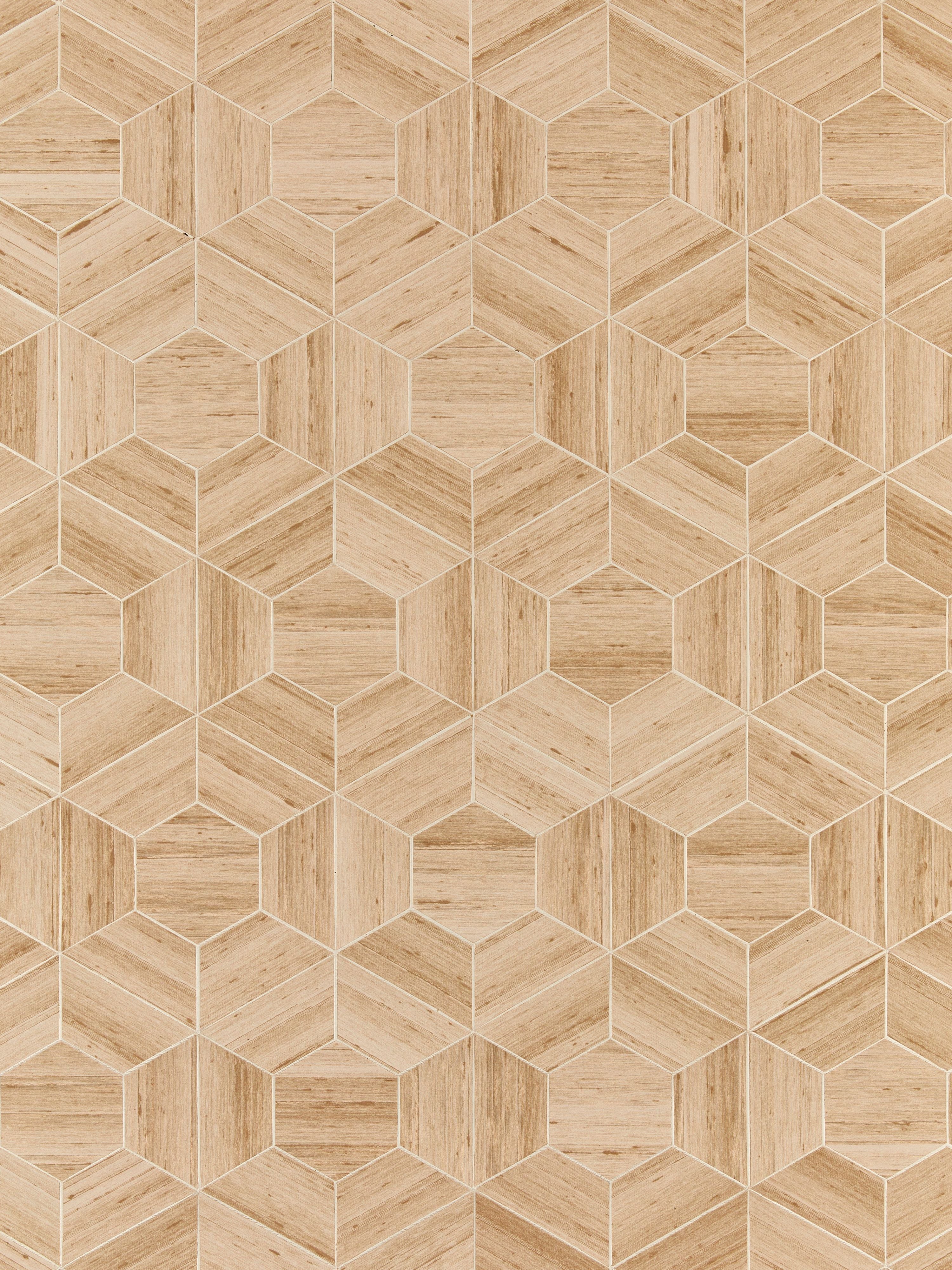 Hive Slub wallpaper in honey color - pattern number SC 0002WP88470 - by Scalamandre in the collection