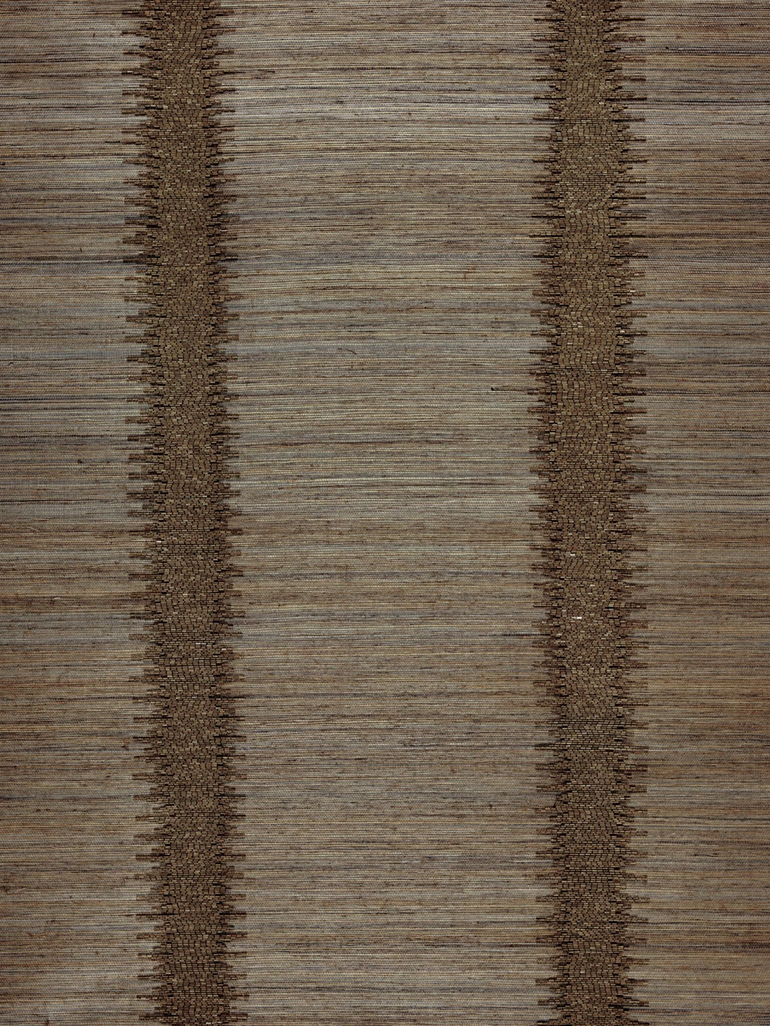 Veronica Beaded Grasscloth fabric in copper color - pattern number SC 0003WP88386 - by Scalamandre in the collection