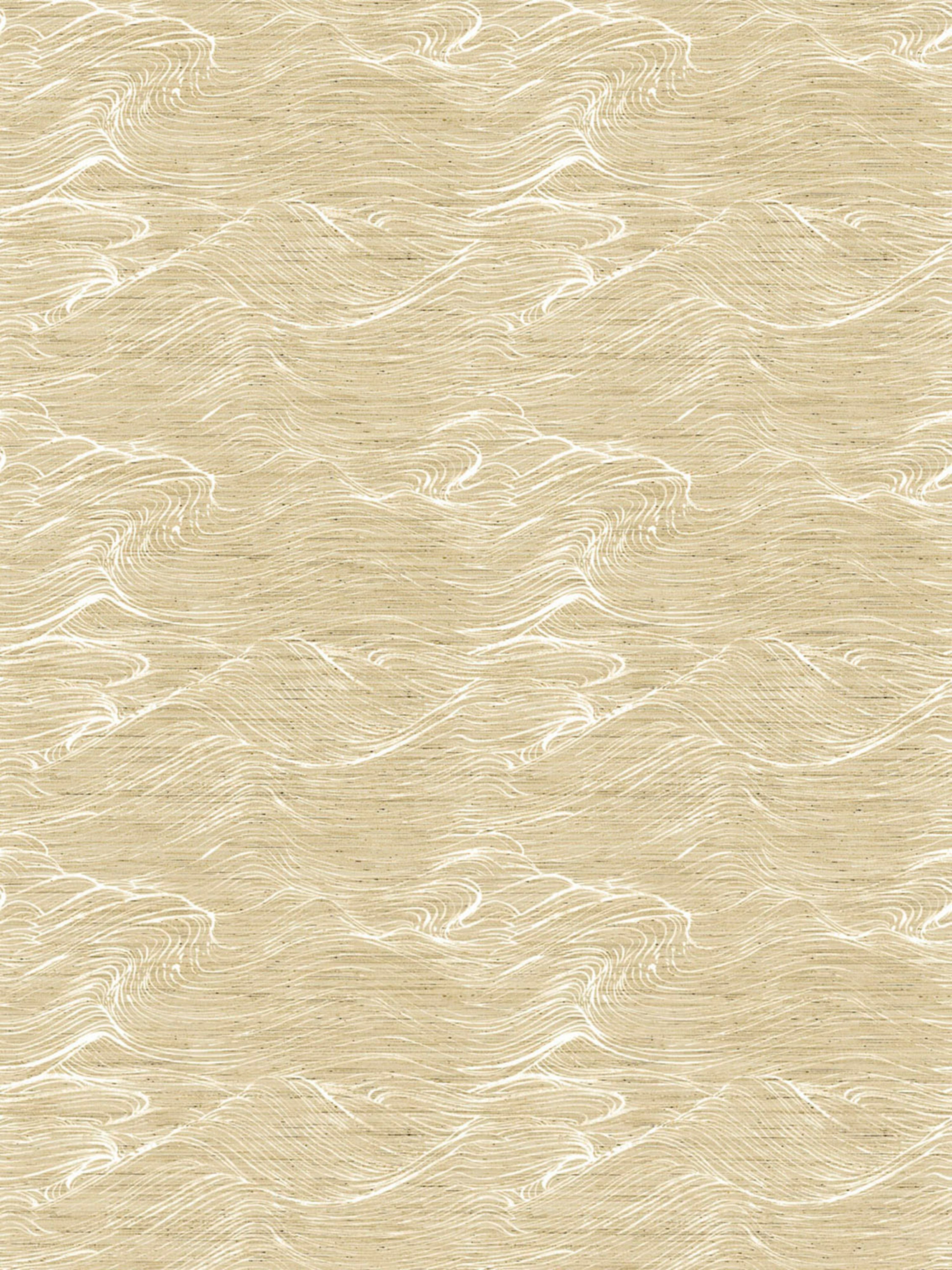 Shikoku wallpaper in straw color - pattern number SC 0003WP88454 - by Scalamandre in the collection