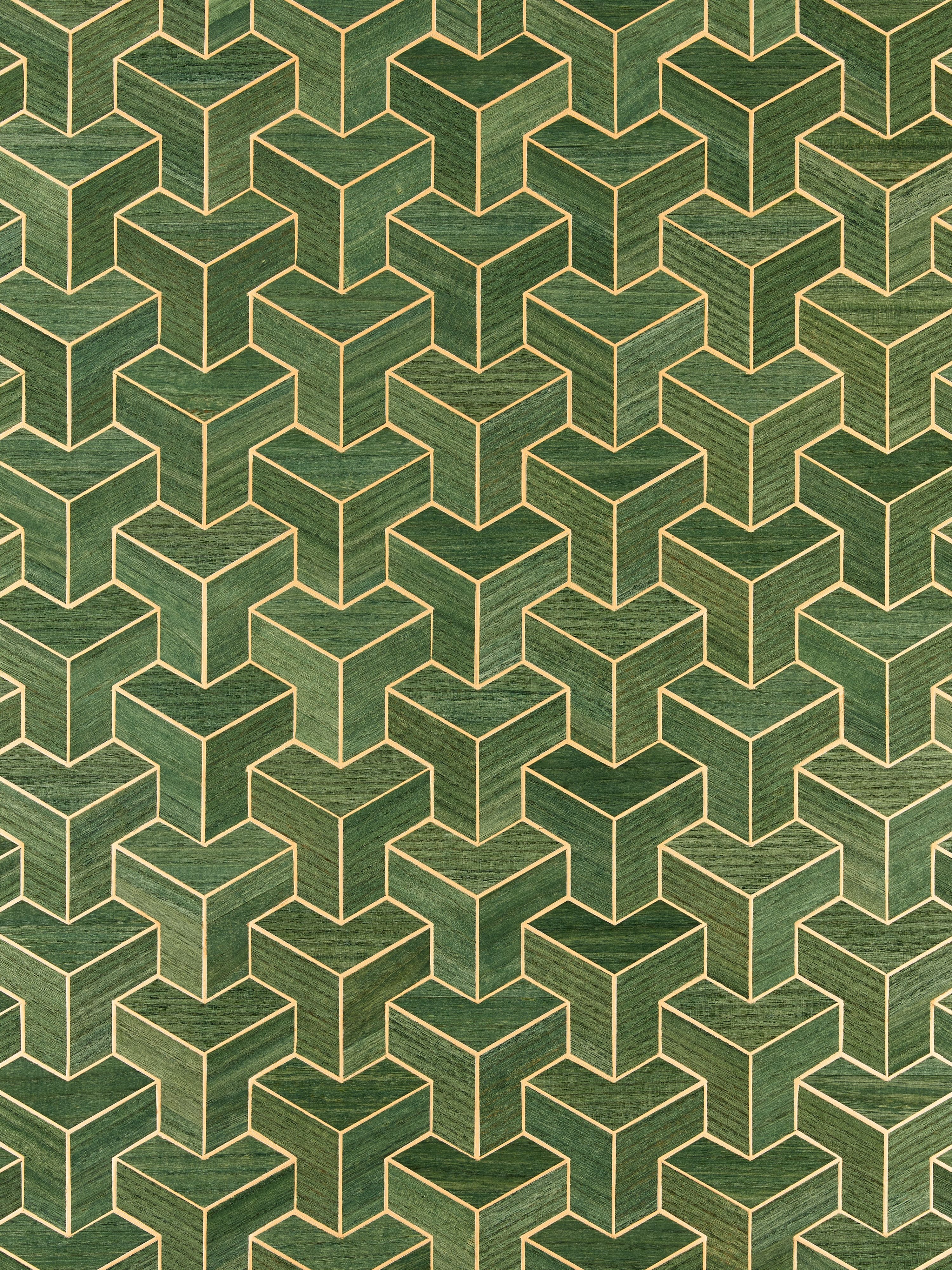 Forte Wood wallpaper in cactus color - pattern number SC 0003WP88472 - by Scalamandre in the collection