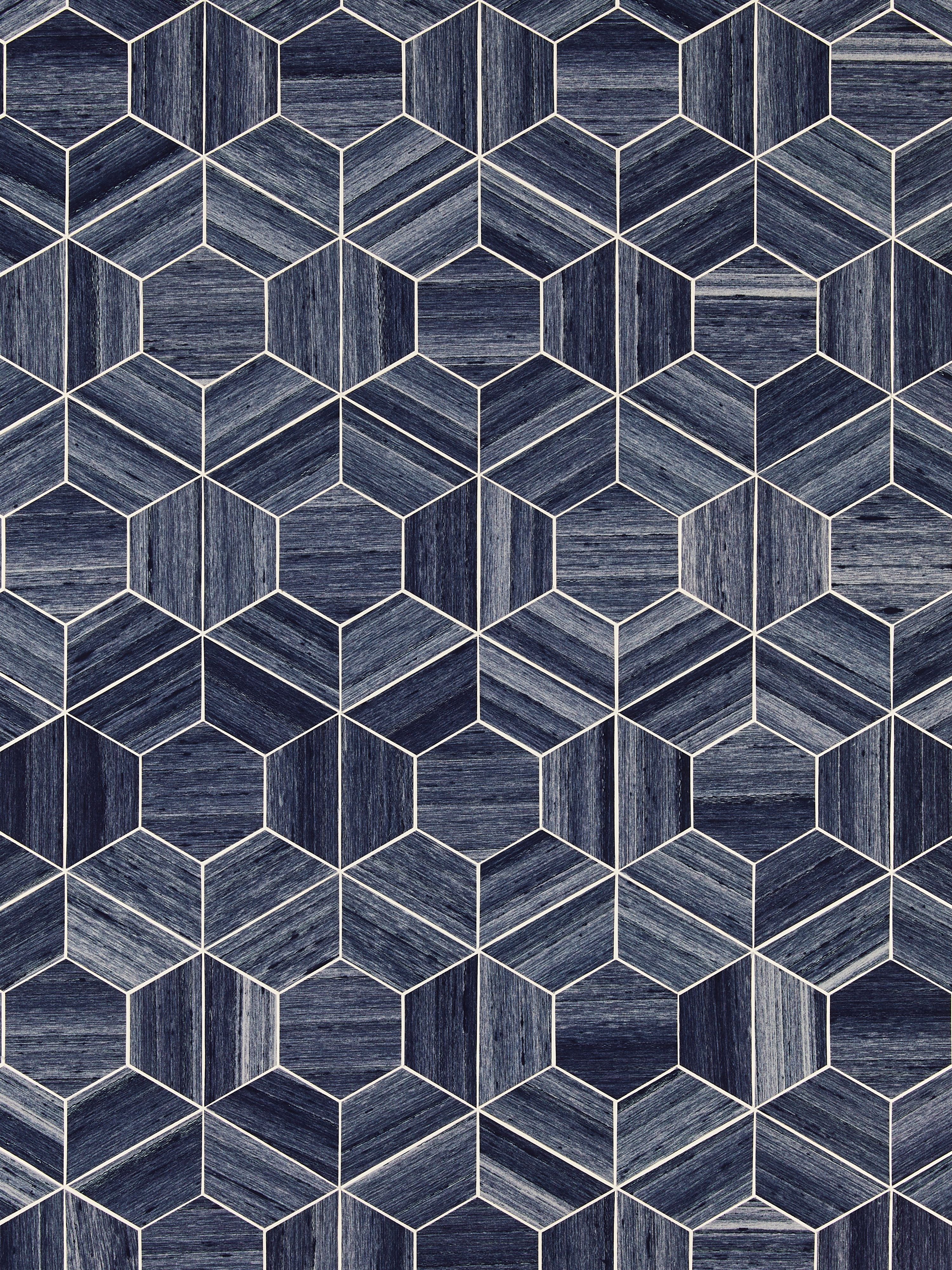 Hive Slub wallpaper in peppercorn color - pattern number SC 0004WP88470 - by Scalamandre in the collection