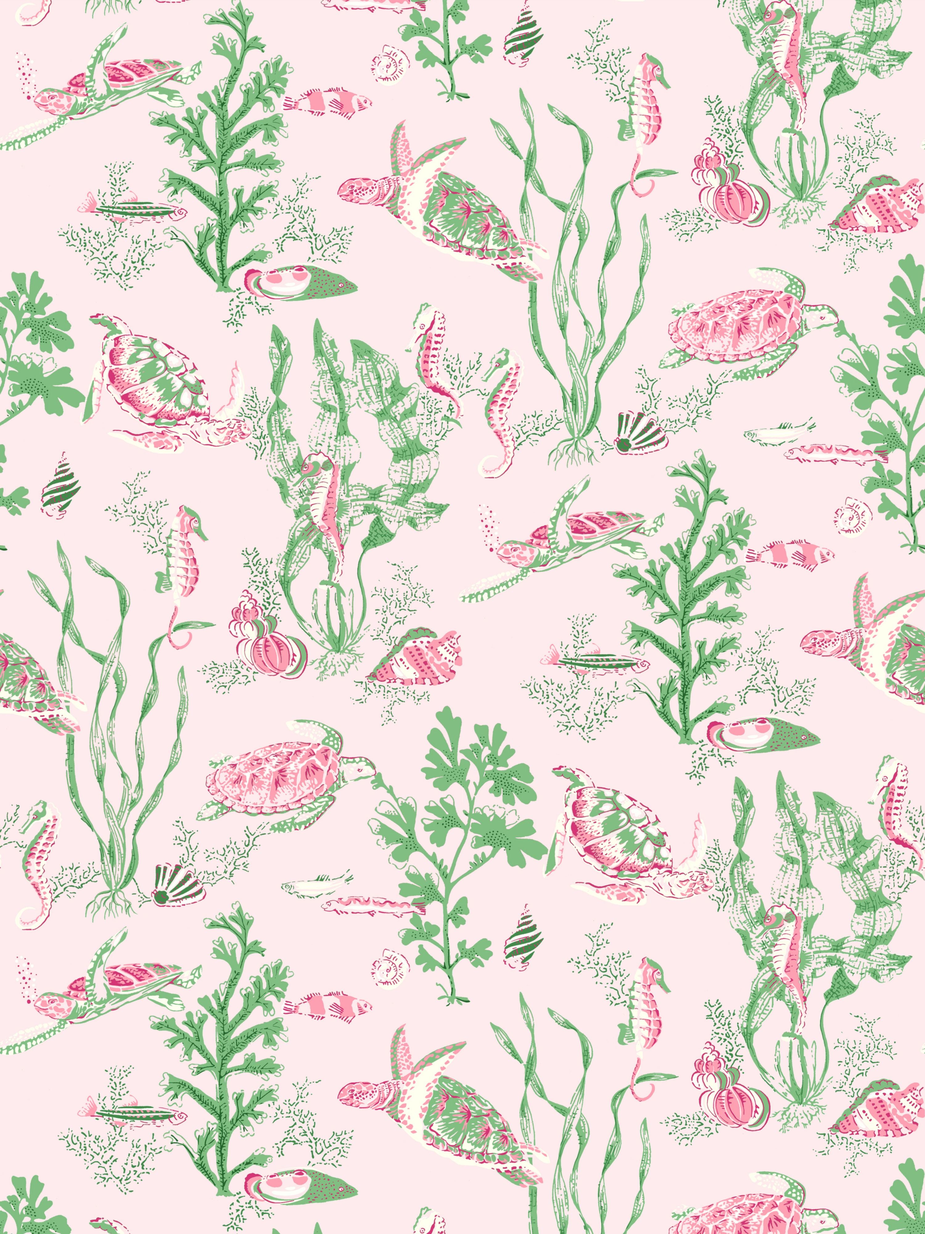 Garparilla | Vinyl II wallpaper in palm beach color - pattern number SC WP88209VD0005 - by Scalamandre in the collection