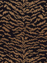 Tigress fabric in bronze on black color - pattern number SC 0006WP88506 - by Scalamandre in the  collection