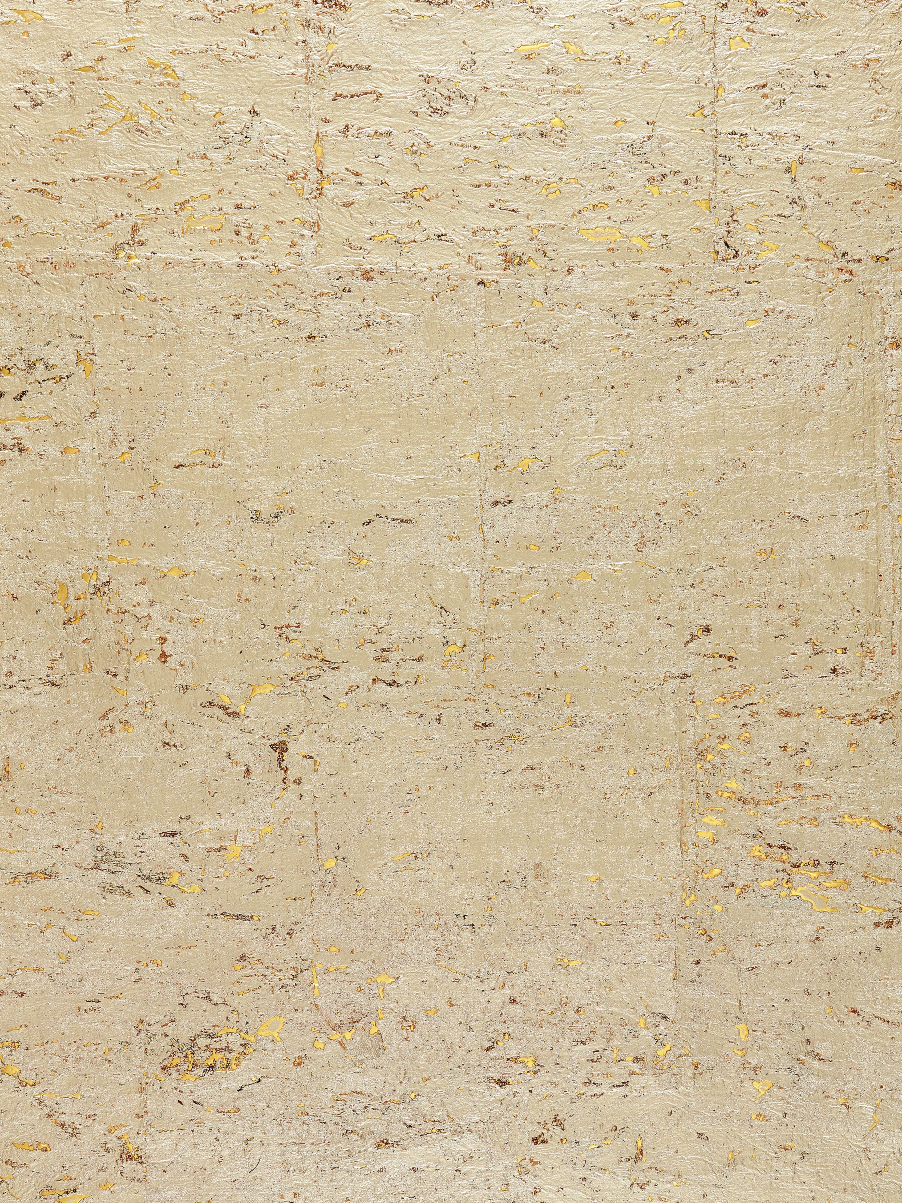 Metal Cork wallpaper in white gold color - pattern number SC 0007WP88336 - by Scalamandre in the collection