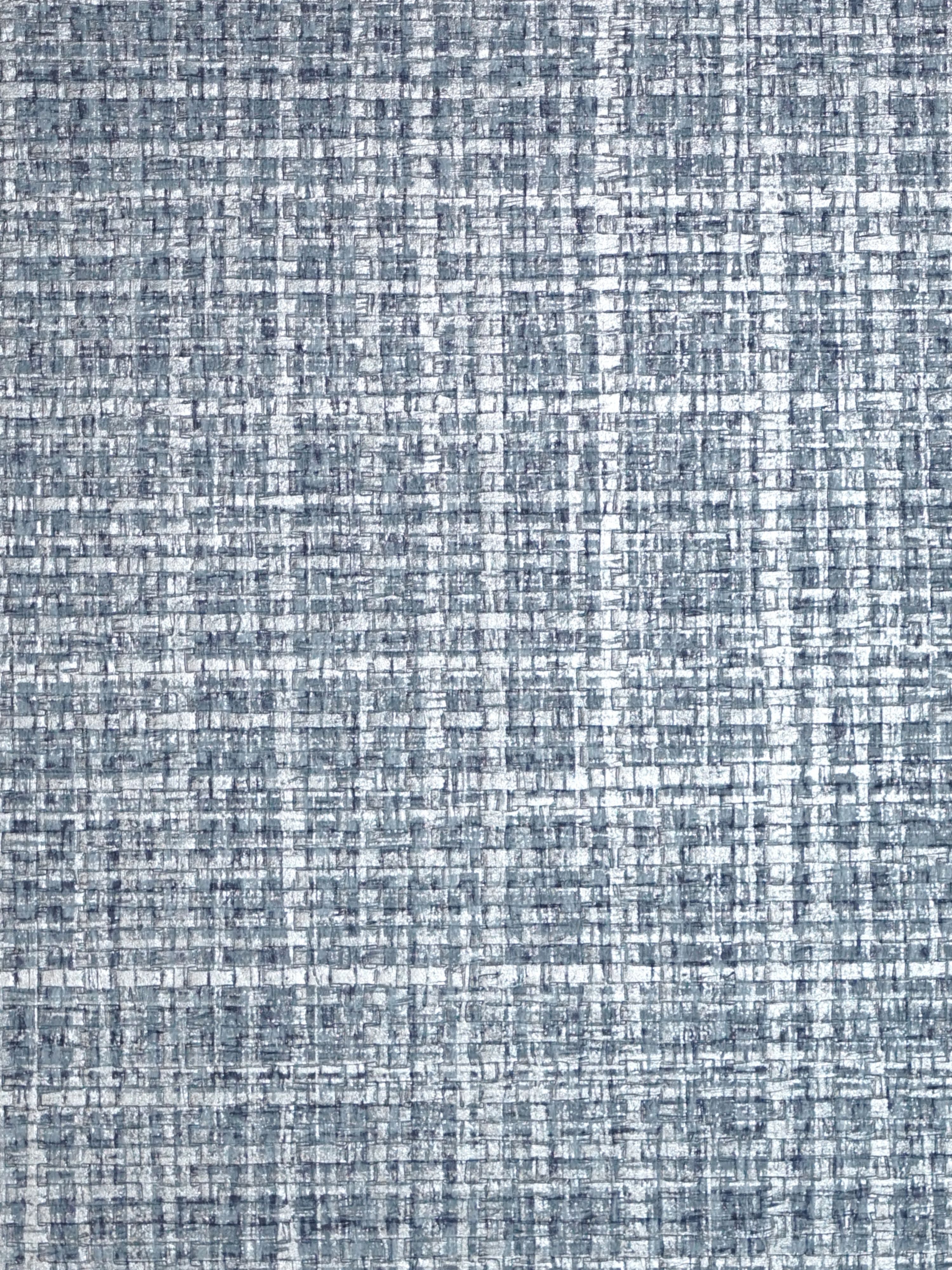 Jute wallpaper in denim color - pattern number SC 0012WP88443 - by Scalamandre in the collection