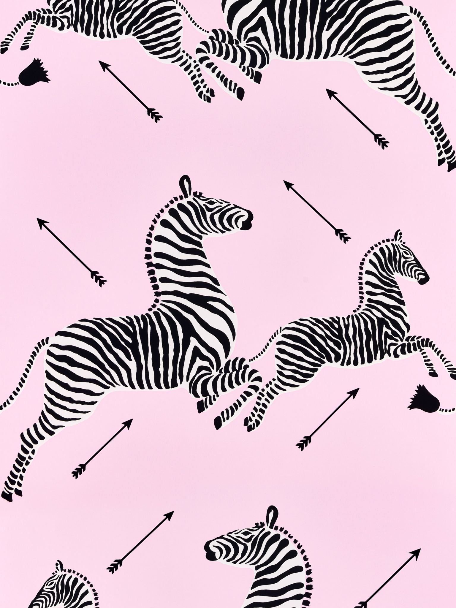 Zebras fabric in dahlia color - pattern number SC 0014WP81388M - by Scalamandre in the collection