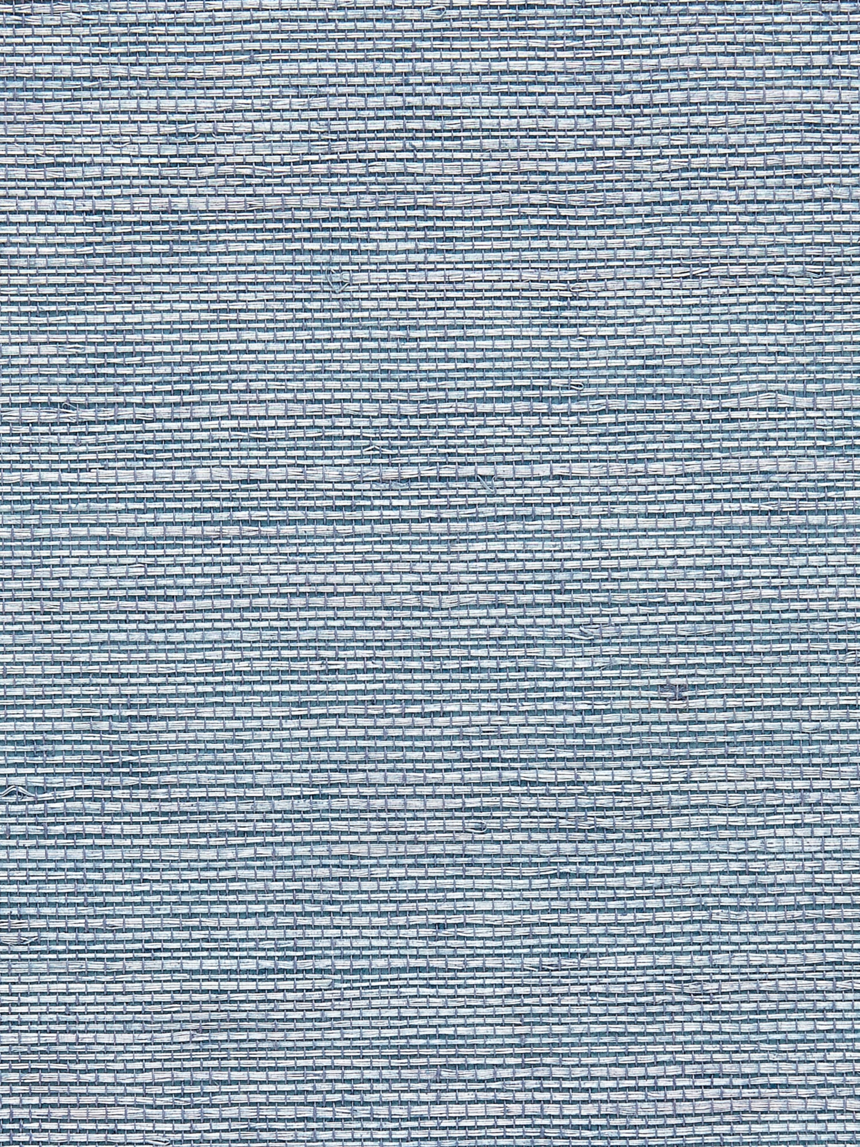 Sisal wallpaper in blue heather color - pattern number SC 0032G1193 - by Scalamandre in the collection