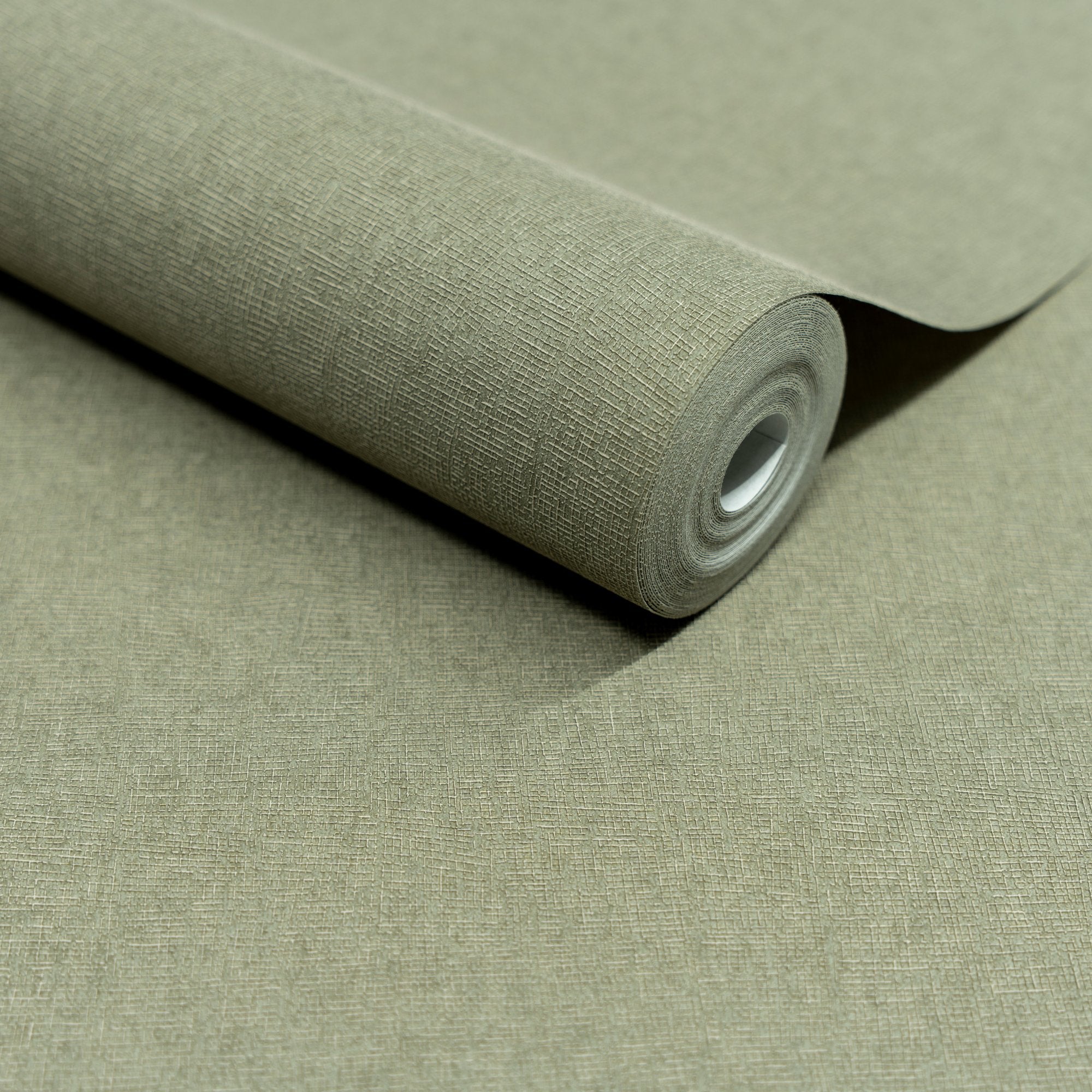 Faux Unis Natural Wallpaper in green color - pattern number SF1208 - by Grandeco in the Surfaces collection