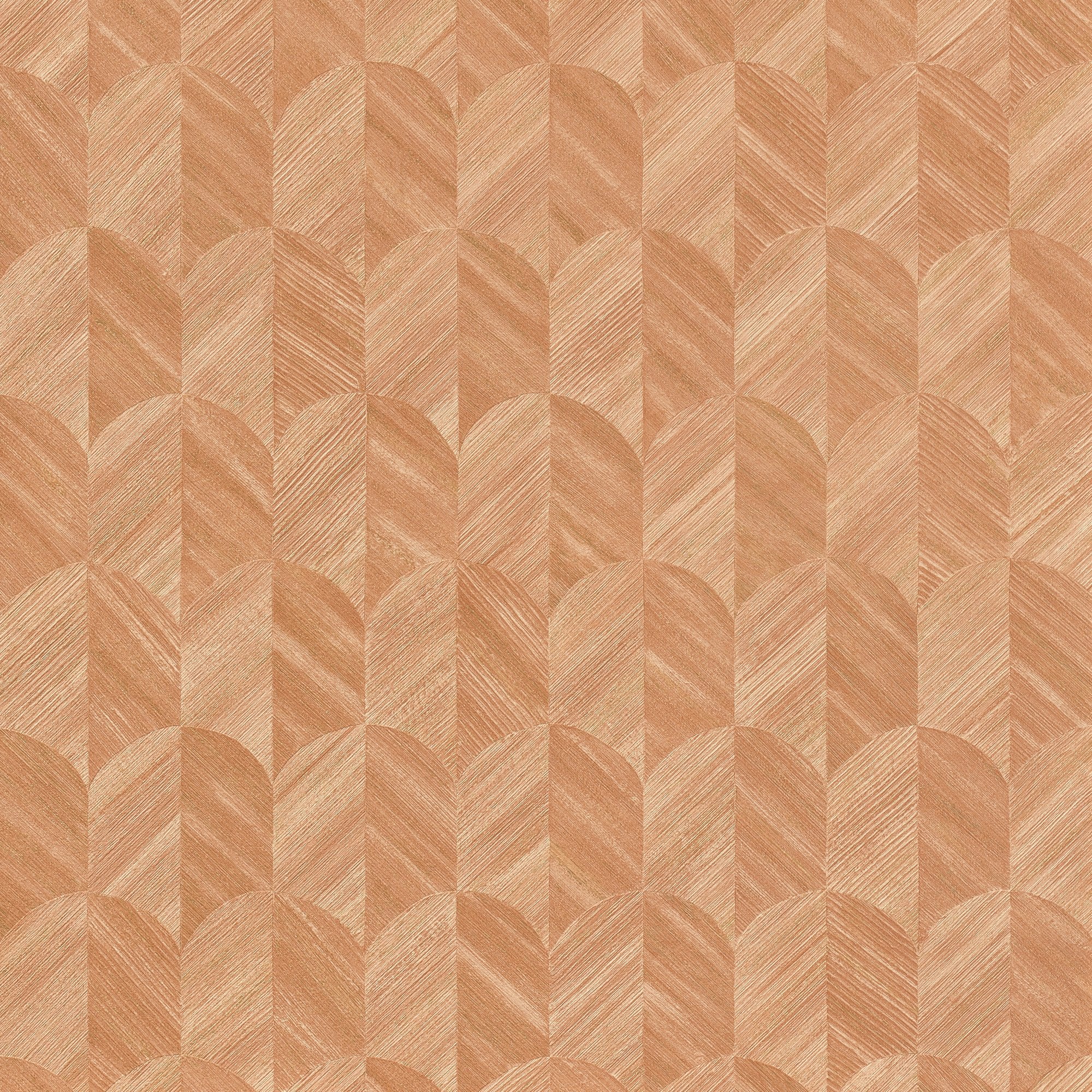 Geometric All-over Wallpaper in pink color - pattern number SF3228 - by Grandeco in the Surfaces collection