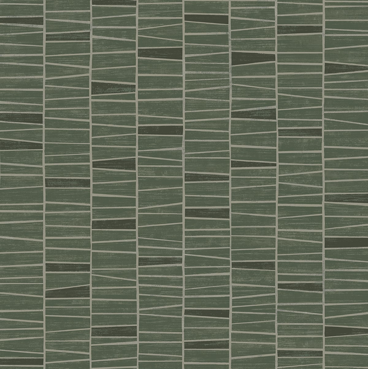 Organic Stripe Peel and Stick wallpaper in green color - pattern number SG12504 - by NextWall in the Peel and Stick Wallpaper by Stacy Garcia Sojourn Collection 5 collection