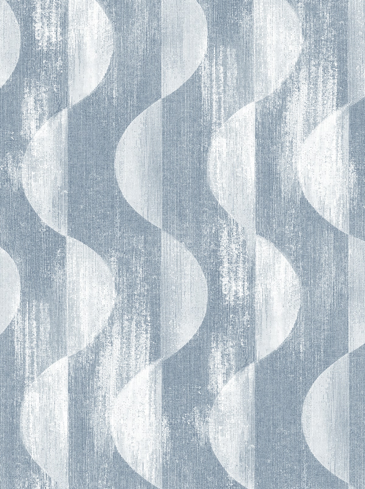 Half Circles Peel and Stick wallpaper in blue color - pattern number SG12702 - by NextWall in the Peel and Stick Wallpaper by Stacy Garcia Sojourn Collection 5 collection