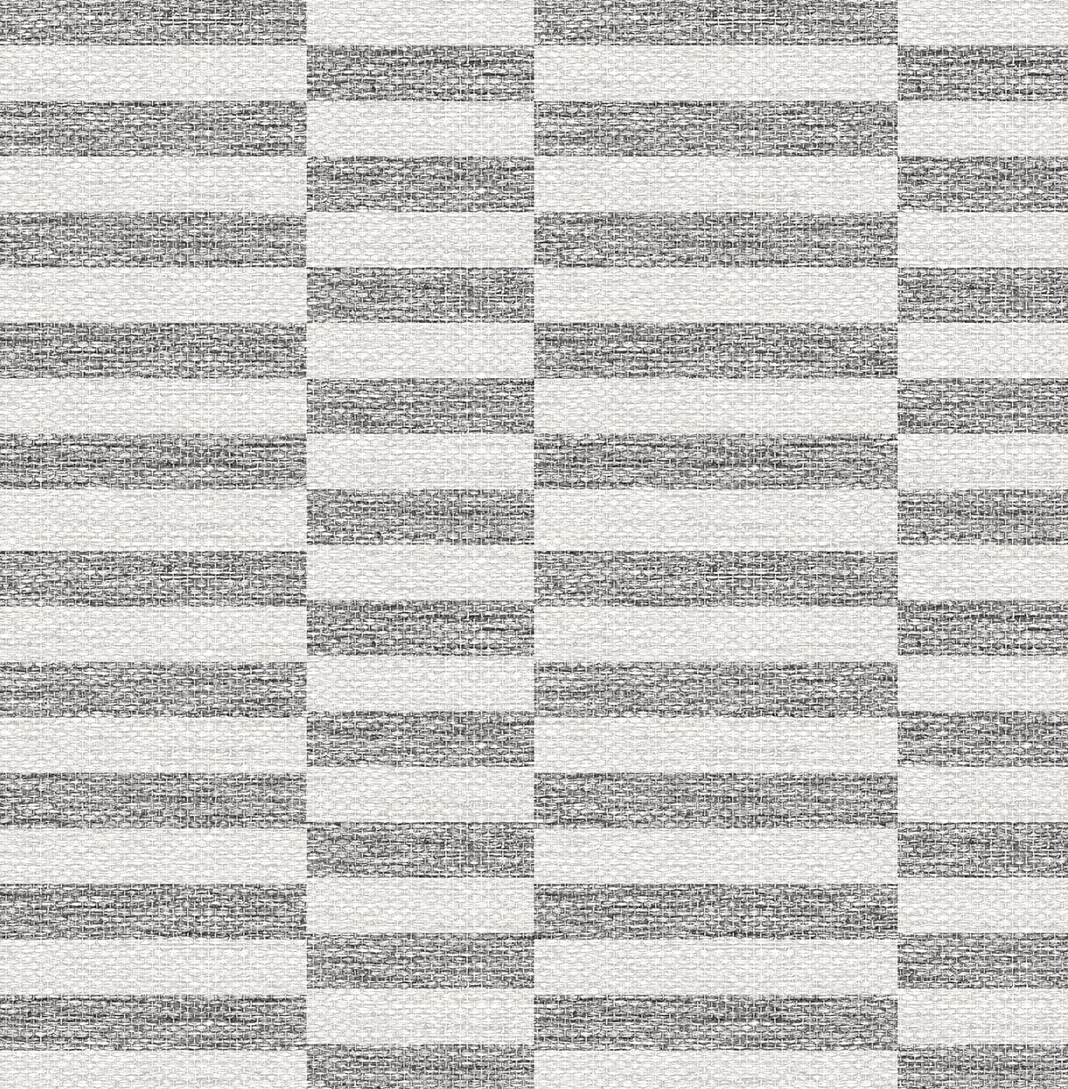 Faux Woven Stripe Peel and Stick wallpaper in iron mist color - pattern number SG13208 - by NextWall in the Peel and Stick Wallpaper by Stacy Garcia Sojourn Collection 6 collection