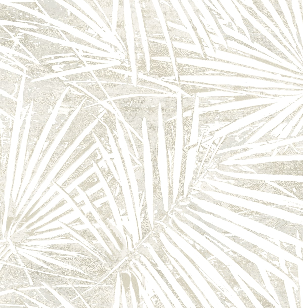 Fossil Palm Peel and Stick wallpaper in natural color - pattern number SG13407 - by NextWall in the Peel and Stick Wallpaper by Stacy Garcia Sojourn Collection 6 collection