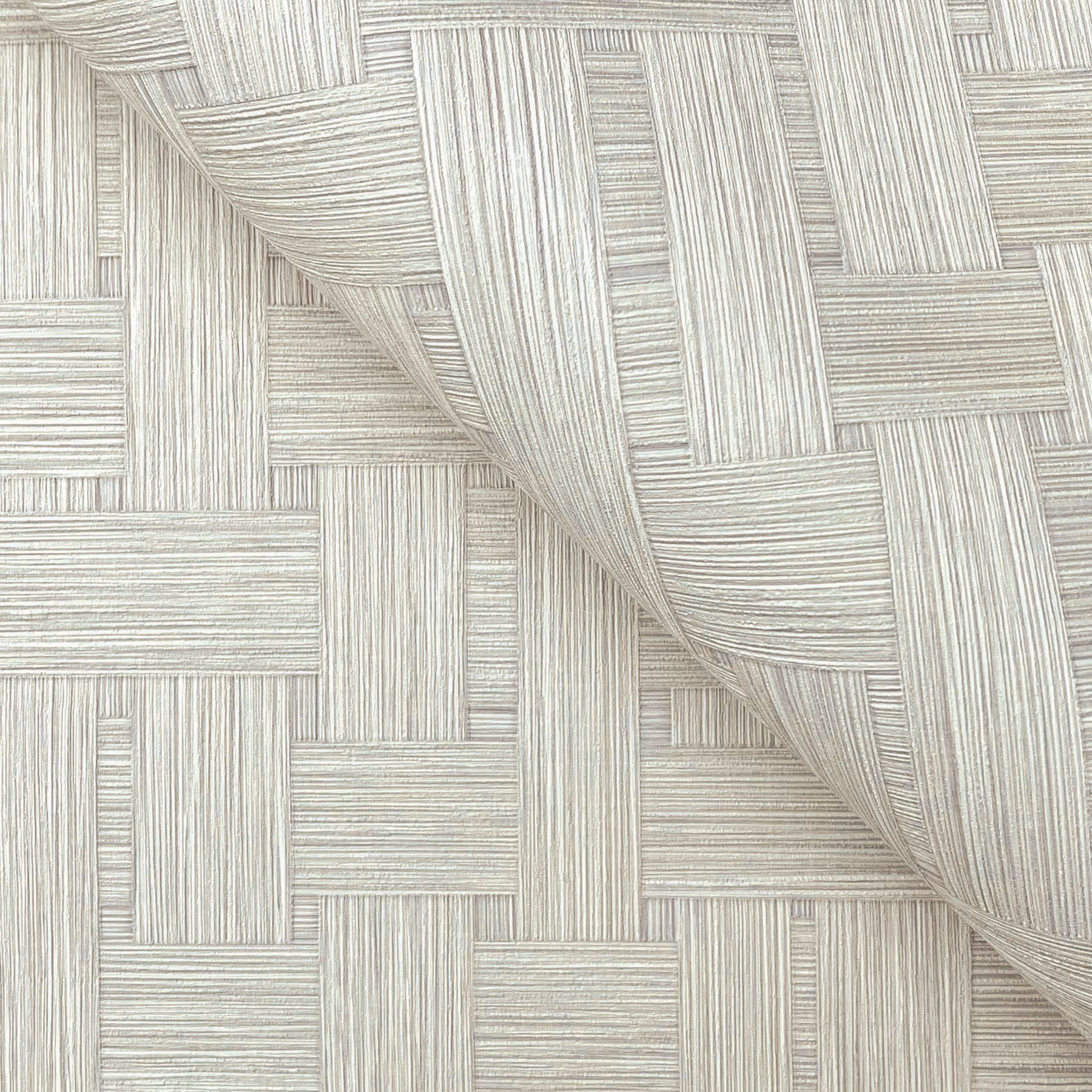 Basketry wallpaper in dove grey color - pattern number SI25723 - by York in the Signature Textures Resource Library Third Edition collection