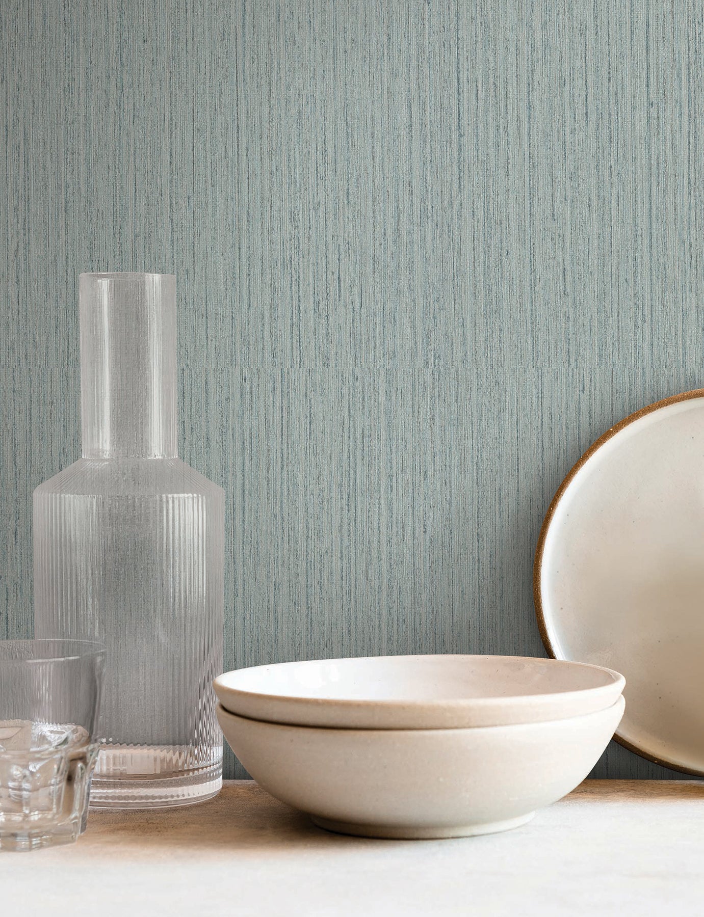 Shetland wallpaper in slate color - pattern number SI25844 - by York in the Signature Textures Resource Library Third Edition collection