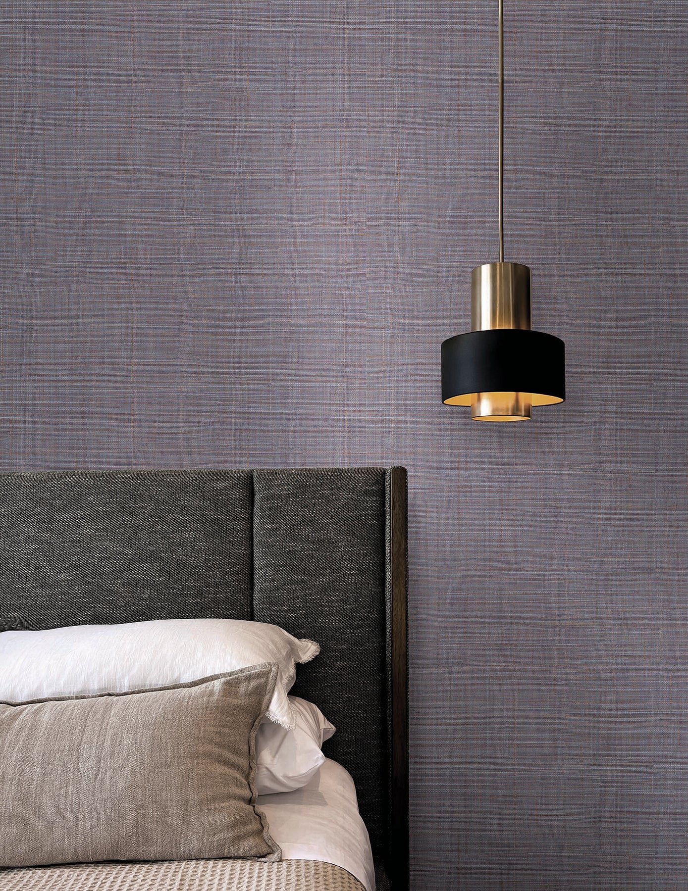 Lotus Silk wallpaper in lilac color - pattern number SI25870 - by York in the Signature Textures Resource Library Third Edition collection