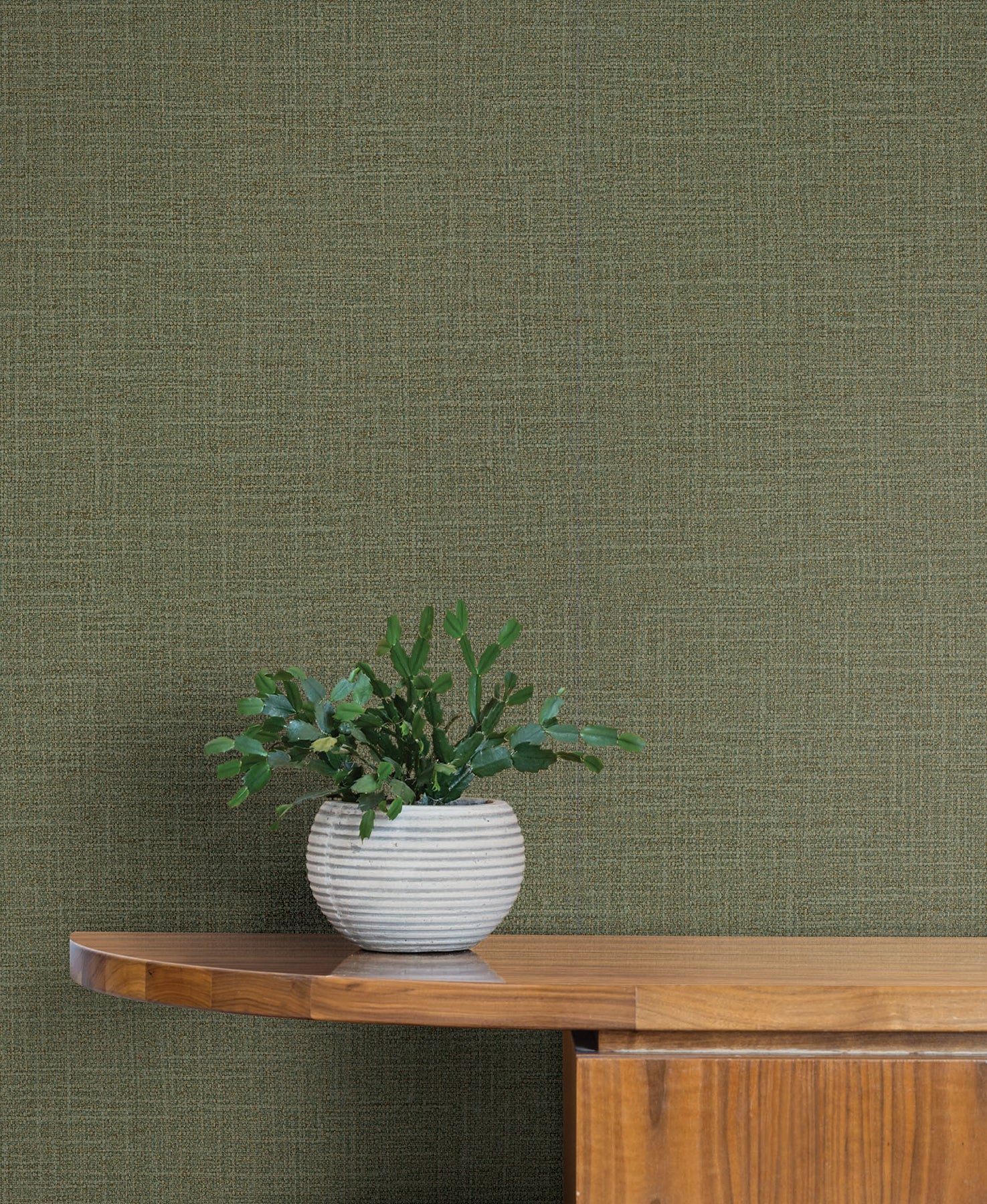 Loom wallpaper in forest color - pattern number SI26146 - by York in the Signature Textures Resource Library Third Edition collection