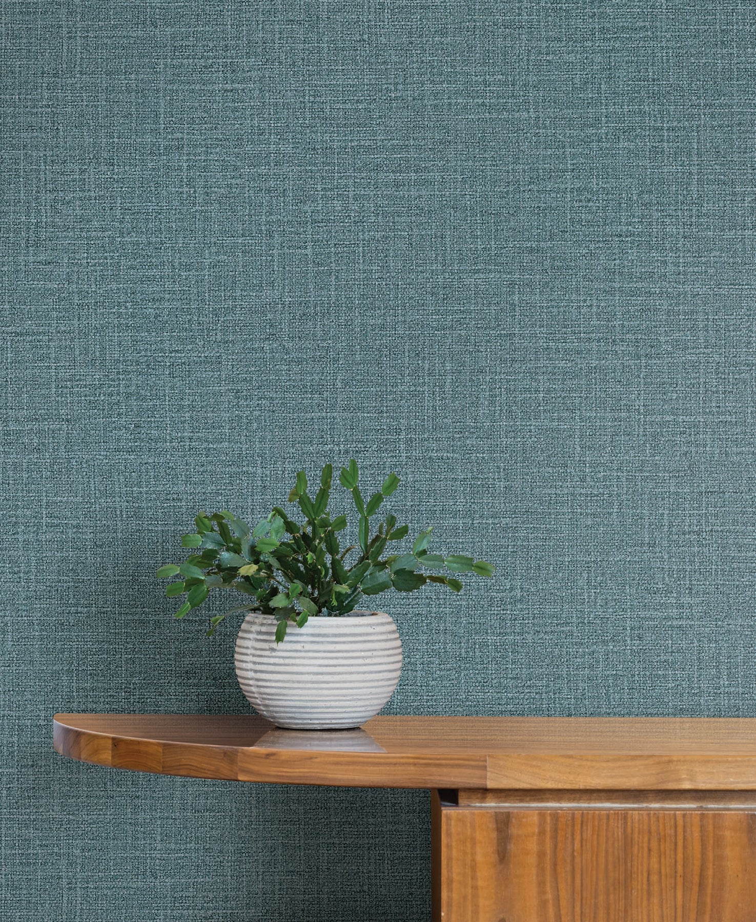 Loom wallpaper in denim color - pattern number SI26147 - by York in the Signature Textures Resource Library Third Edition collection