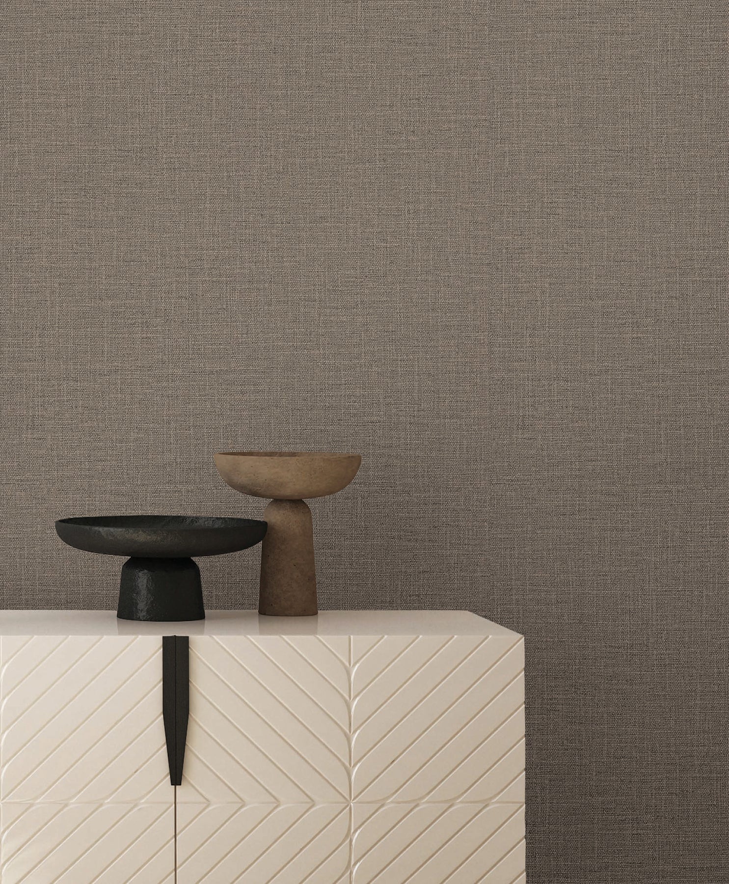 Loom wallpaper in mushroom color - pattern number SI26157 - by York in the Signature Textures Resource Library Third Edition collection