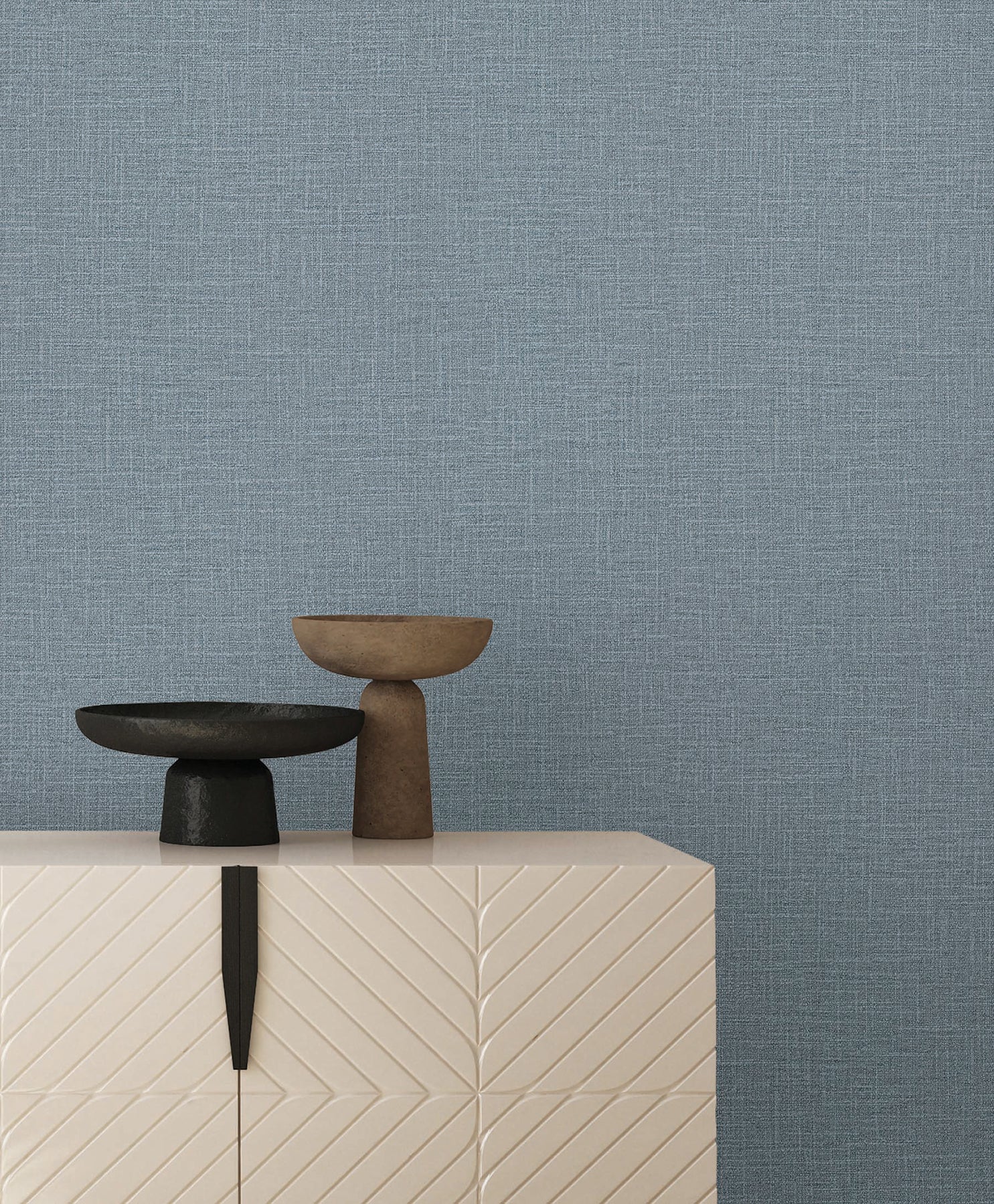 Loom wallpaper in sky blue color - pattern number SI26158 - by York in the Signature Textures Resource Library Third Edition collection