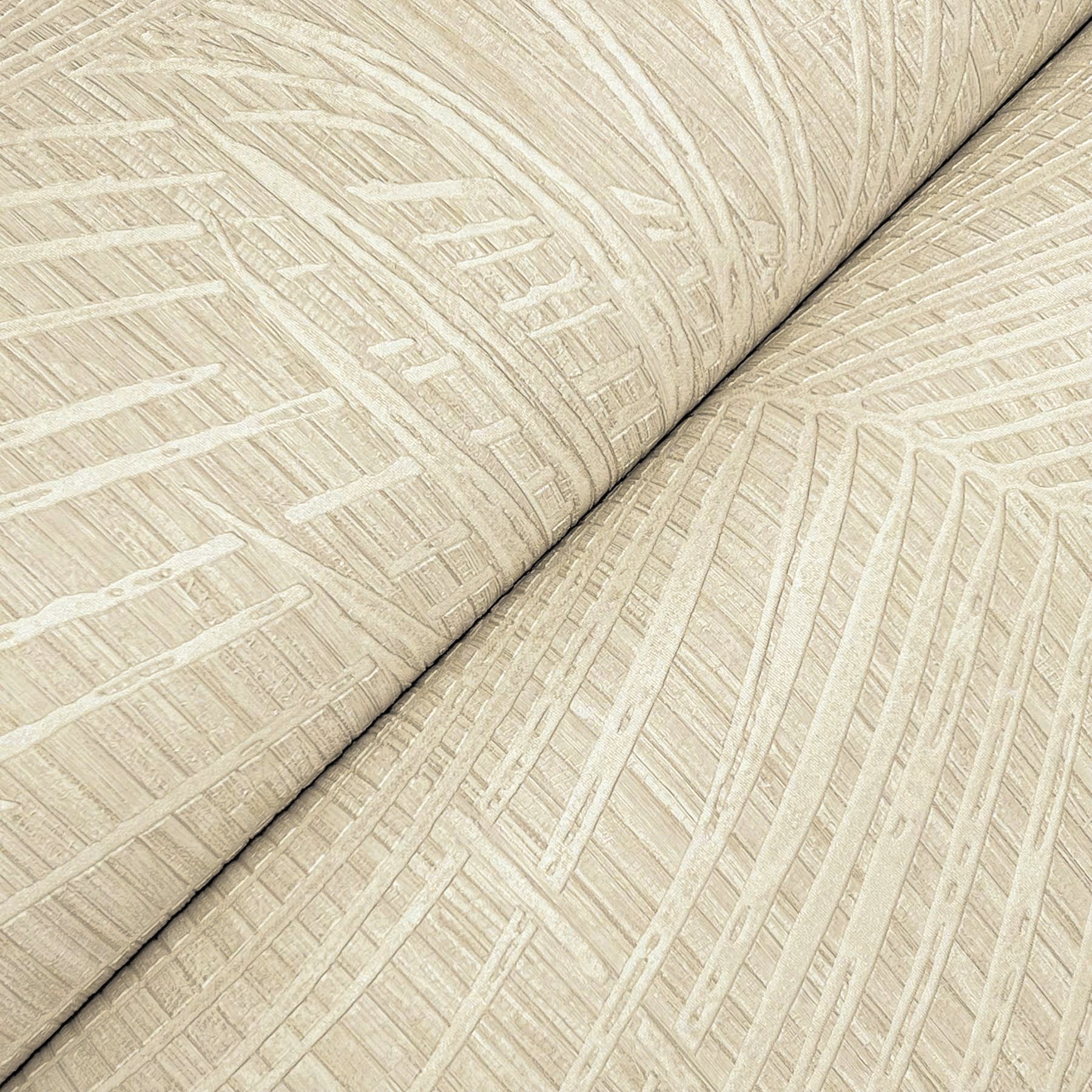 Della Palm wallpaper in shell color - pattern number SI50611 - by York in the Signature Textures Resource Library Third Edition collection