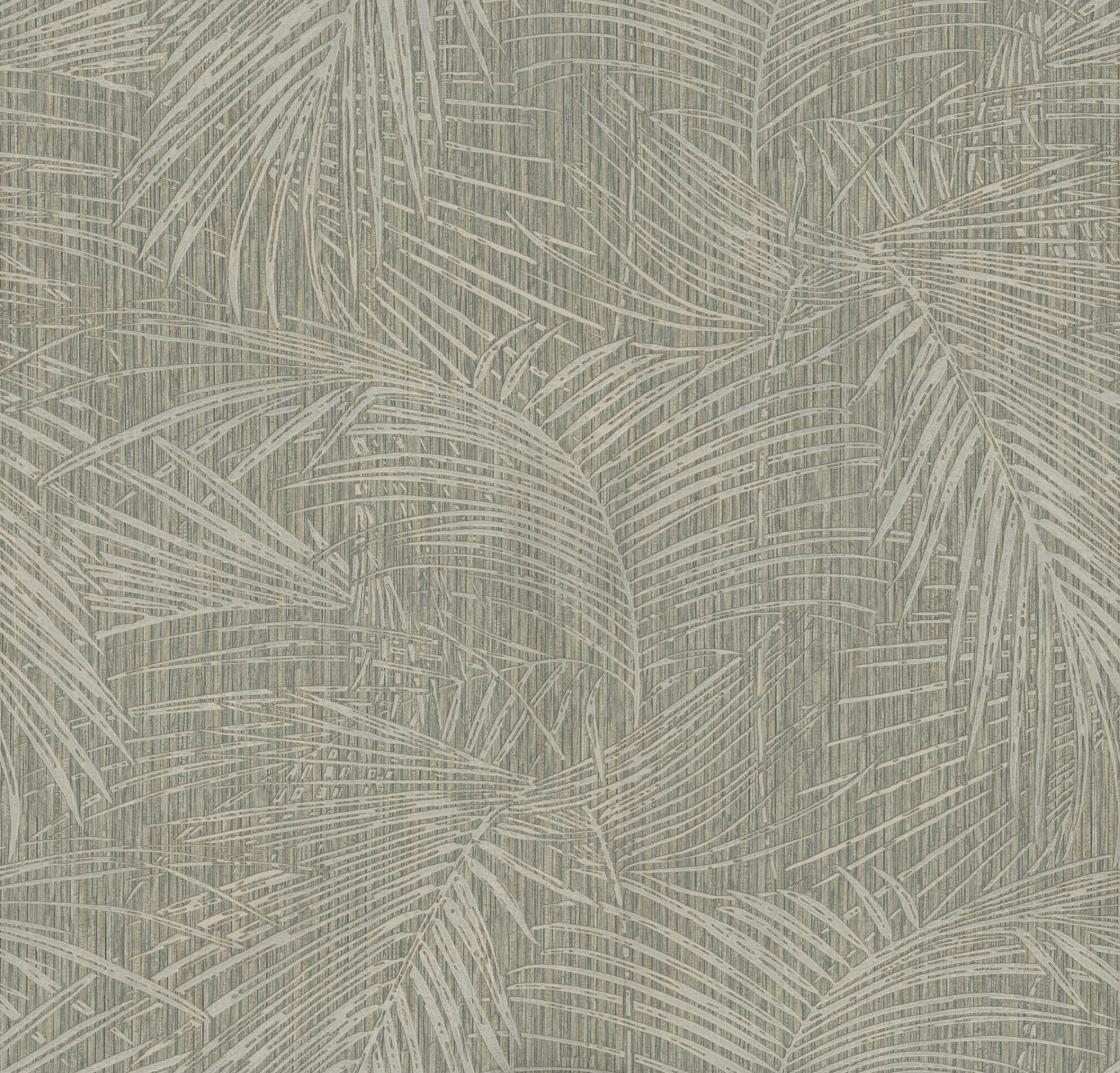Della Palm wallpaper in dark taupe color - pattern number SI50612 - by York in the Signature Textures Resource Library Third Edition collection