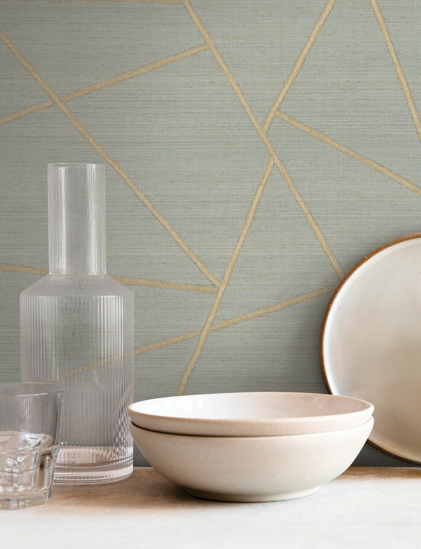 Lisle wallpaper in lake color - pattern number SI6821 - by York in the Signature Textures Resource Library Third Edition collection