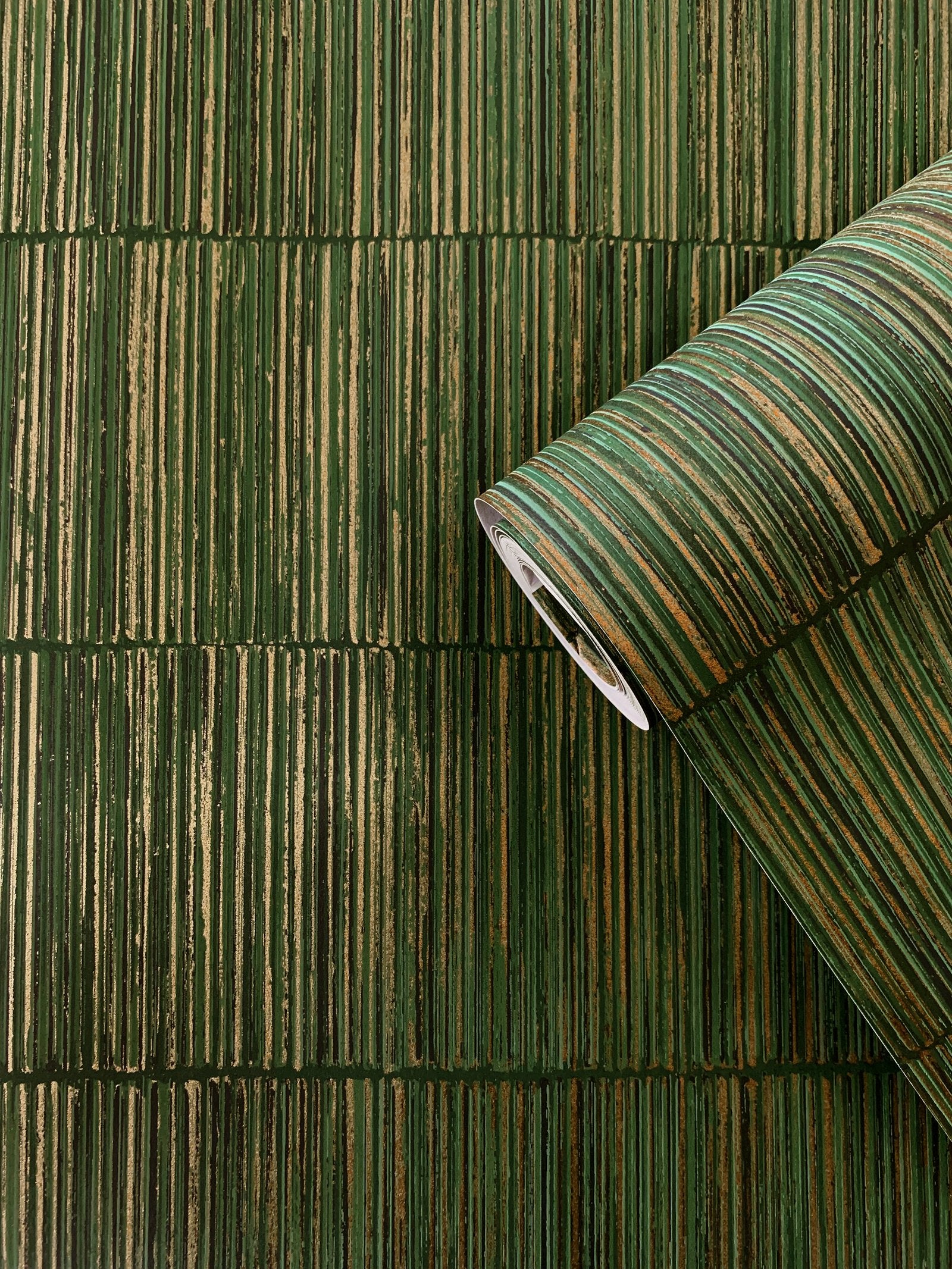 Bamboo wallpaper in green color - pattern number SP-JA3006 - by Galerie in the Boutique collection