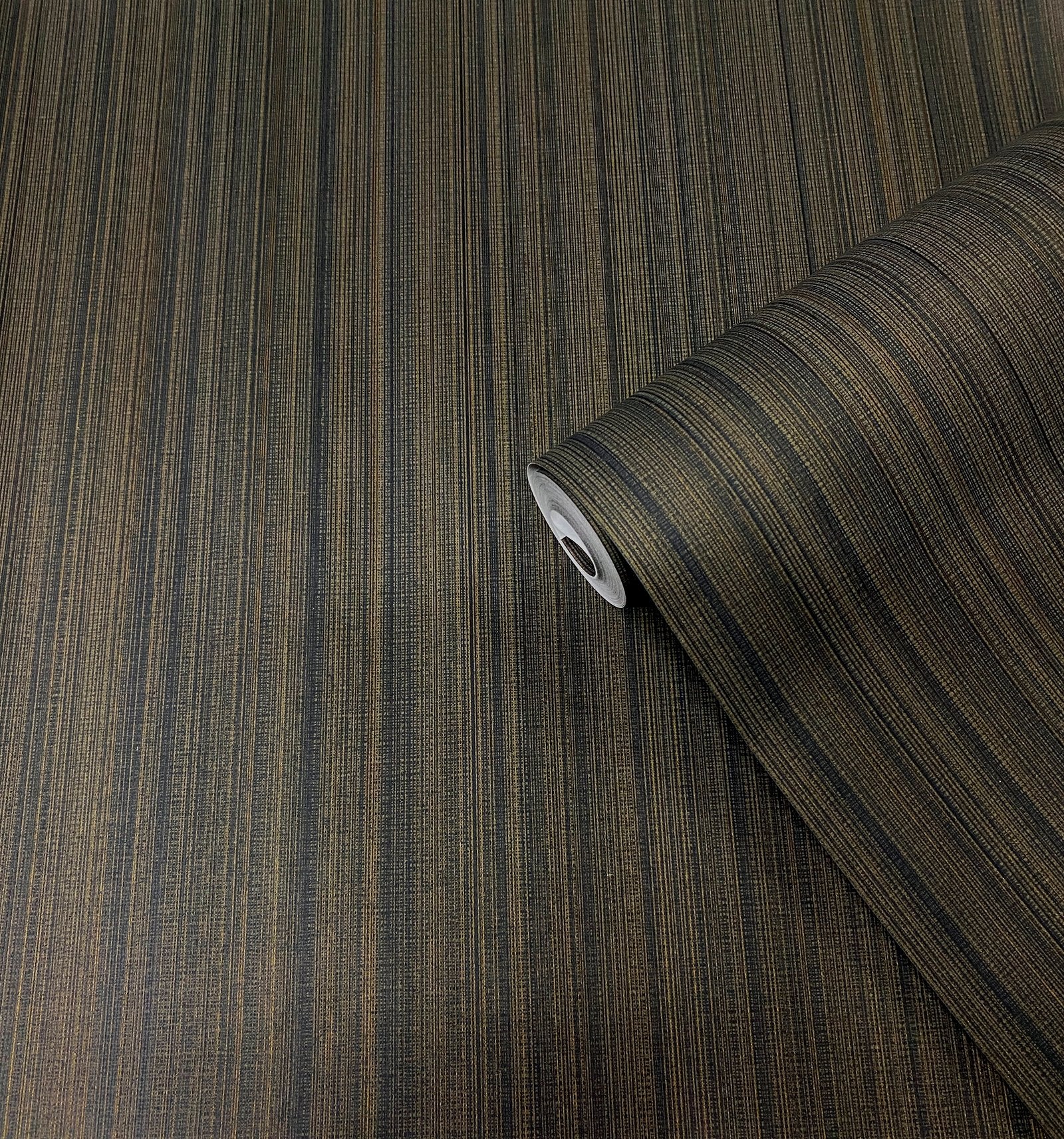 Textured Stripe wallpaper in bronze brown color - pattern number SP-NA6010 - by Galerie in the Boutique collection