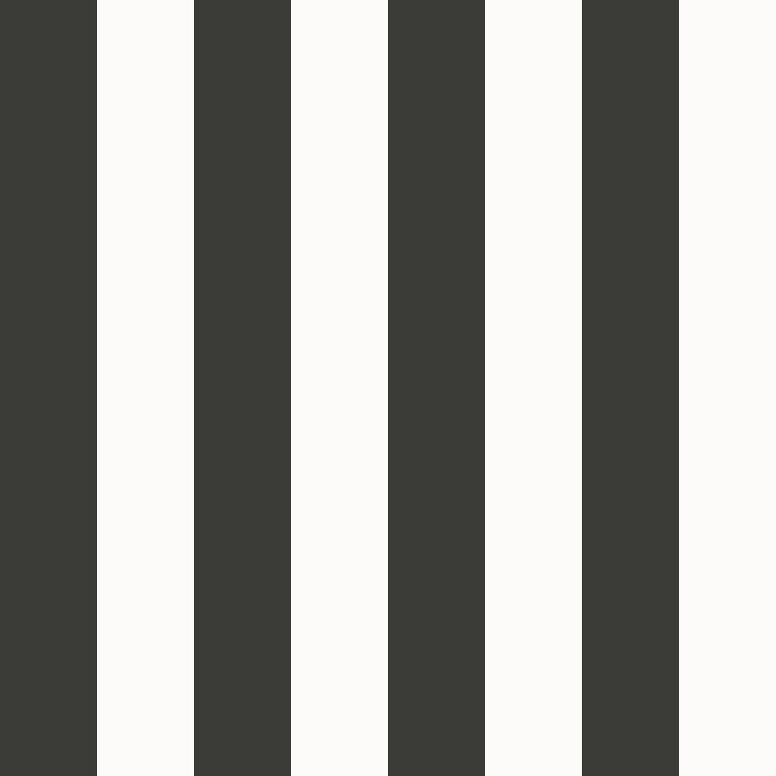 Medium Stripe Black wallpaper in black color - pattern number SS21233 - by Galerie in the Style Sisters collection