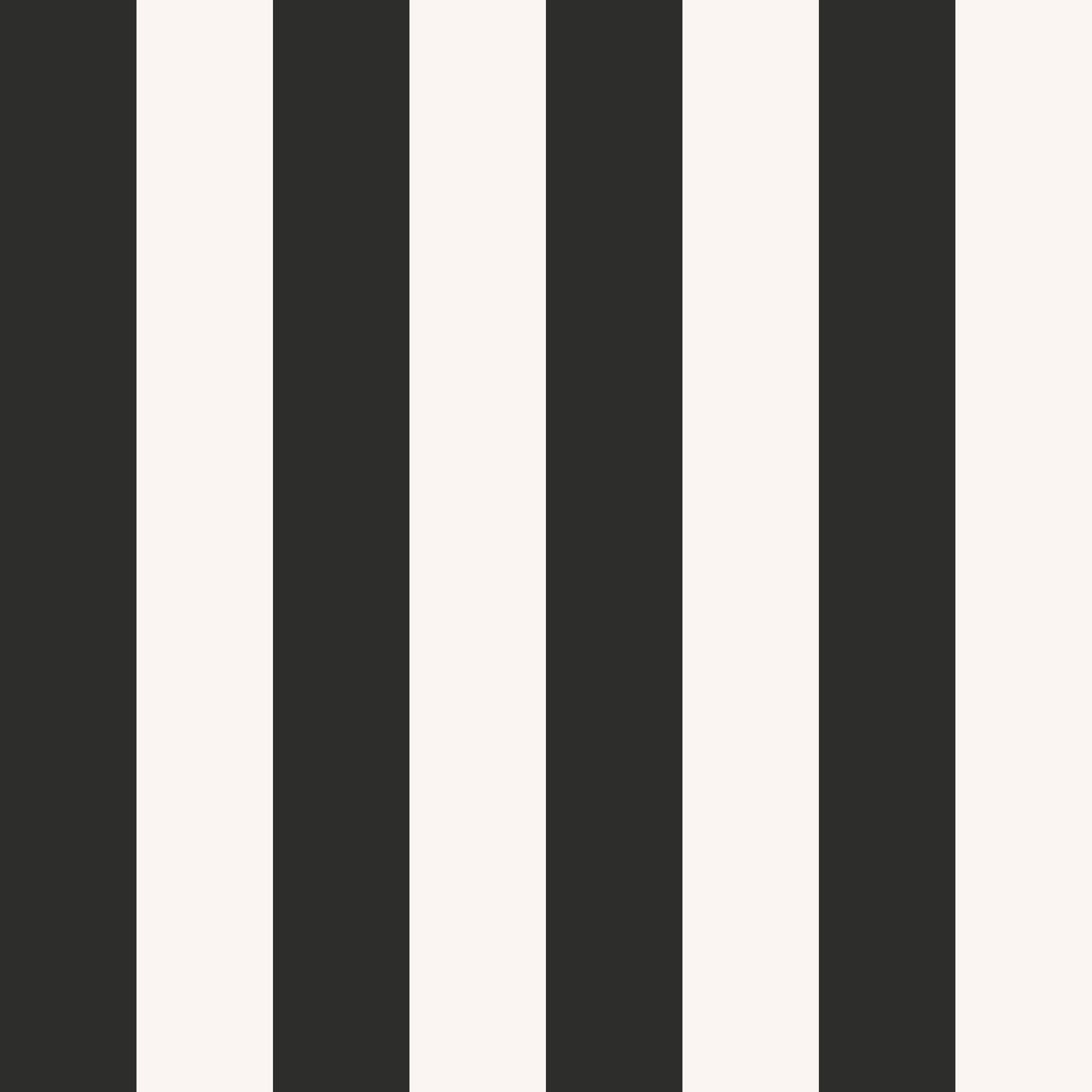Flock Stripe Black wallpaper in black color - pattern number SS21239 - by Galerie in the Style Sisters collection
