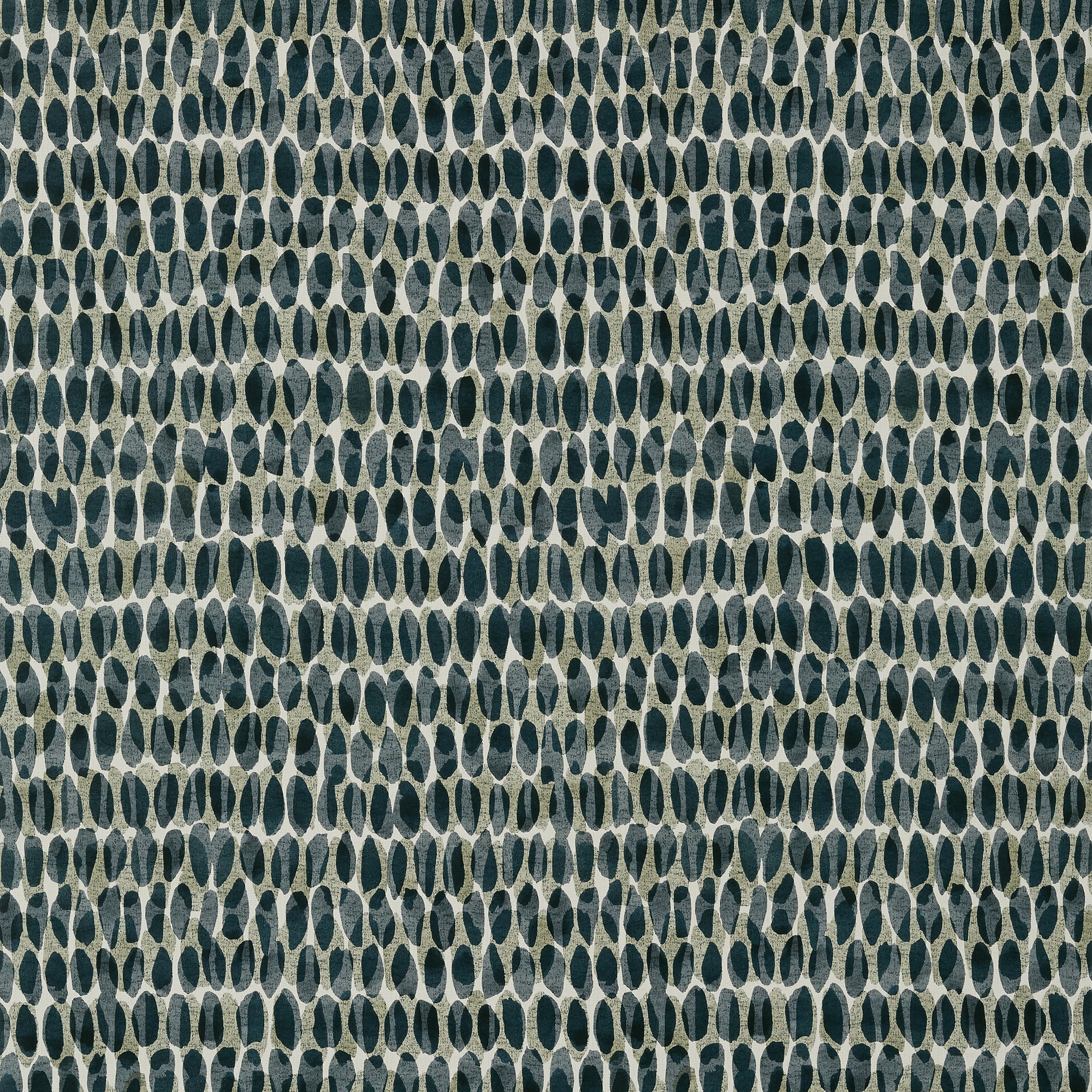 Rain Water fabric in black color - pattern number T10097 - by Thibaut in the Tropics collection