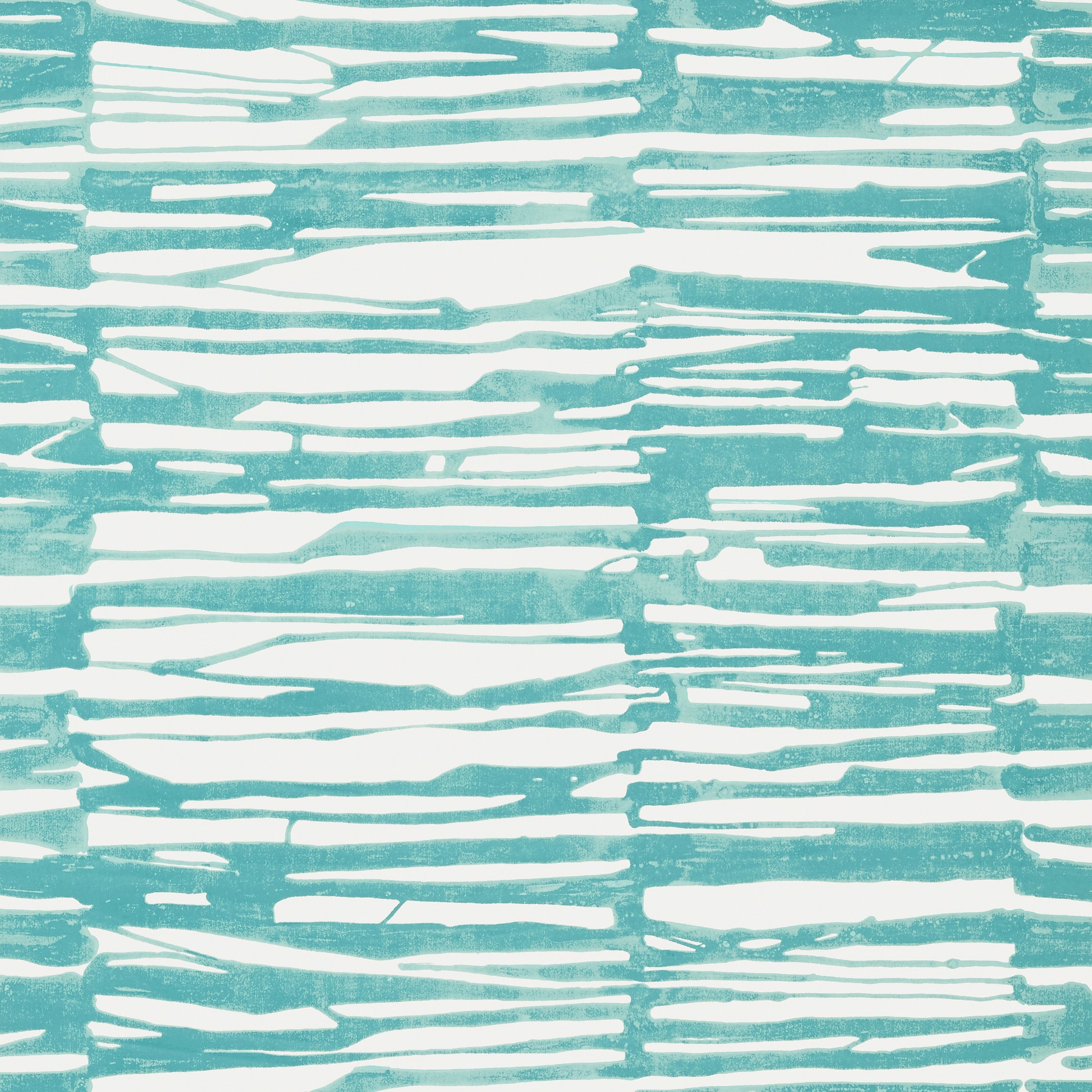 Ischia fabric in turquoise color - pattern number T10118 - by Thibaut in the Tropics collection