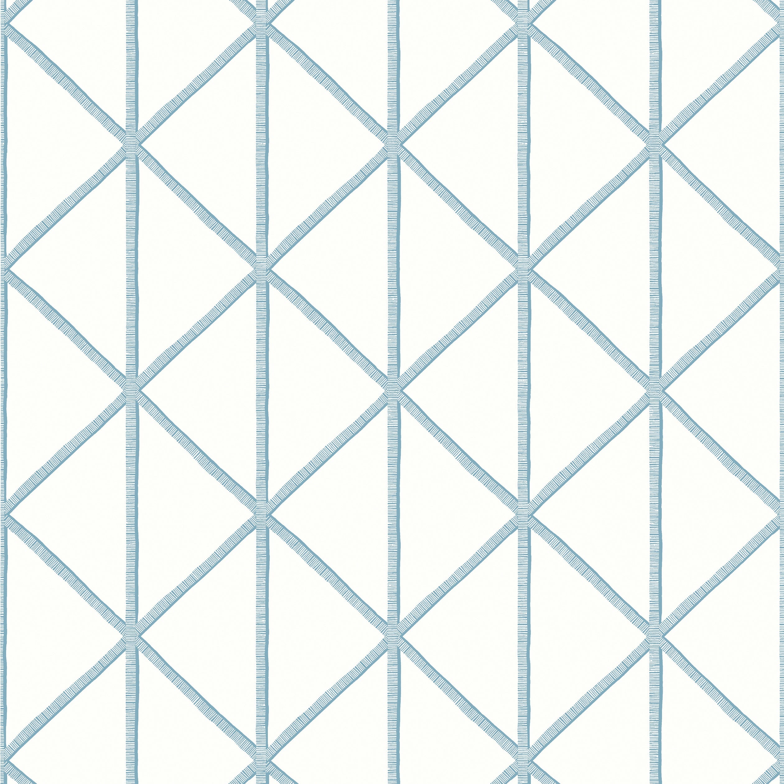 Box Kite wallpaper in spa blue color - pattern number T10133 - by Thibaut in the Tropics collection