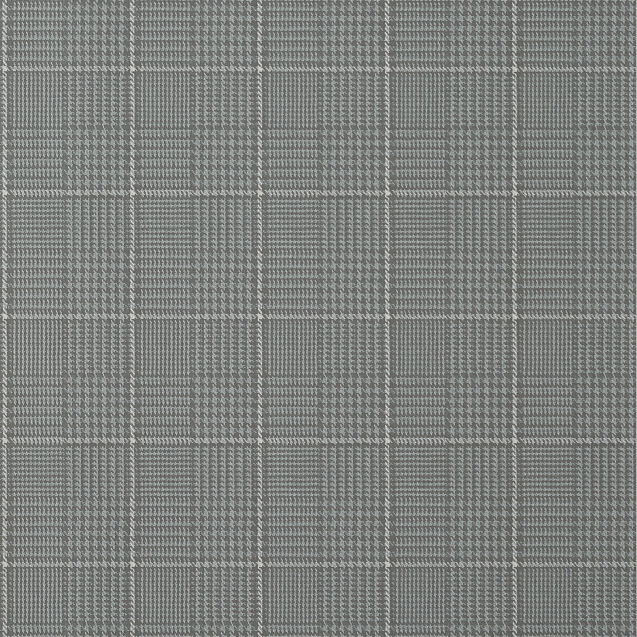 Grassmarket Check fabric in grey color - pattern number T10200 - by Thibaut in the Colony collection