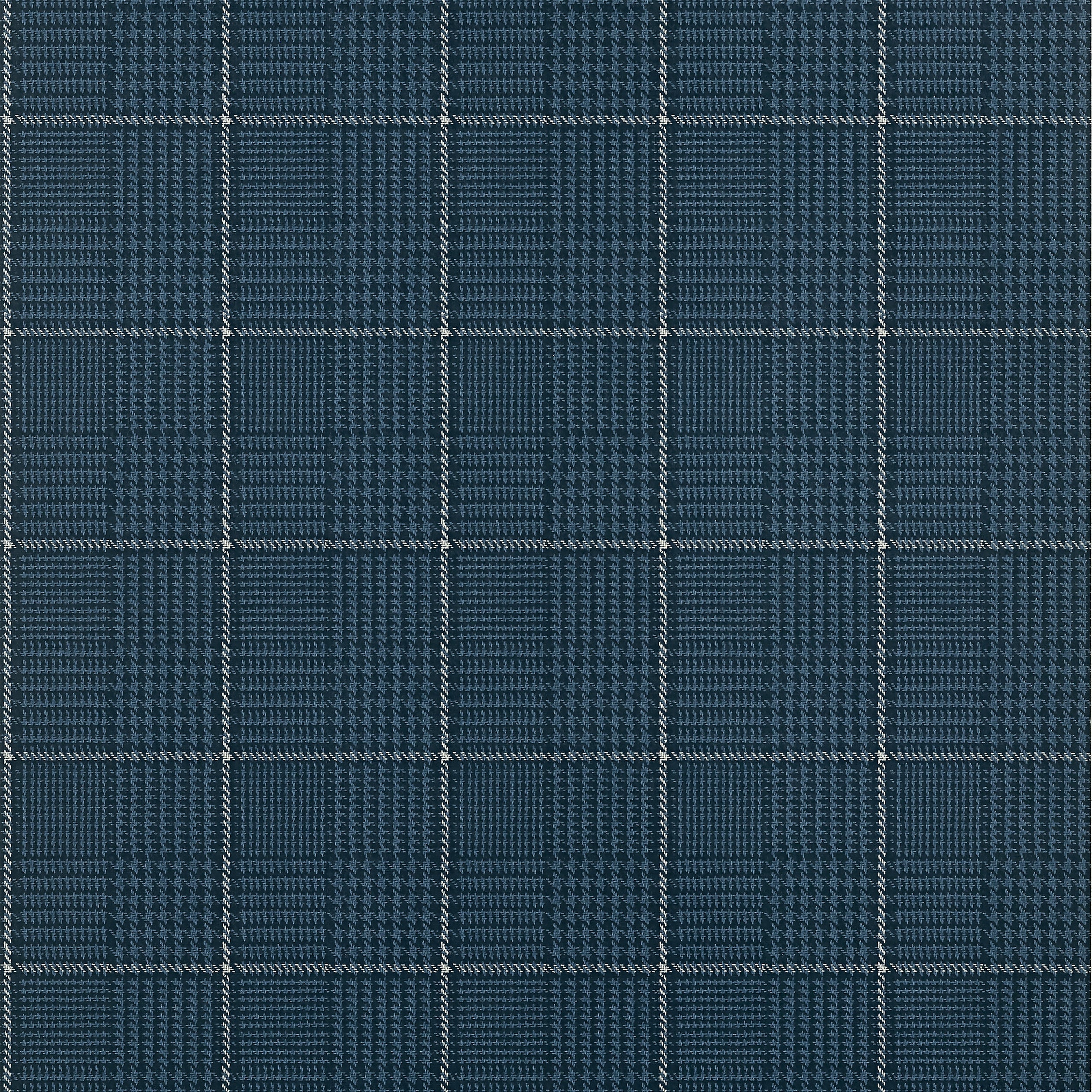 Grassmarket Check fabric in navy color - pattern number T10201 - by Thibaut in the Colony collection