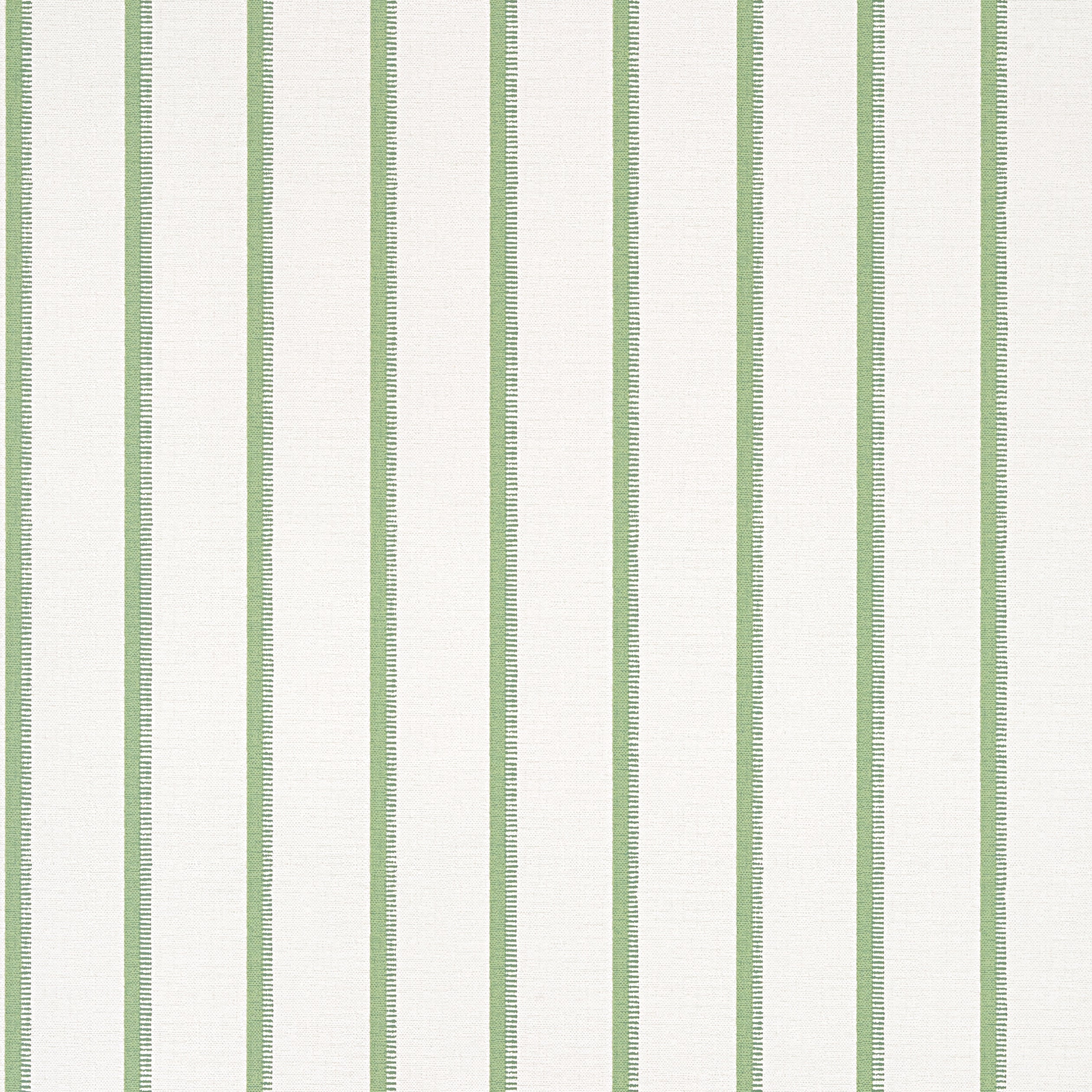 Notch Stripe fabric in green color - pattern number T10260 - by Thibaut in the Colony collection