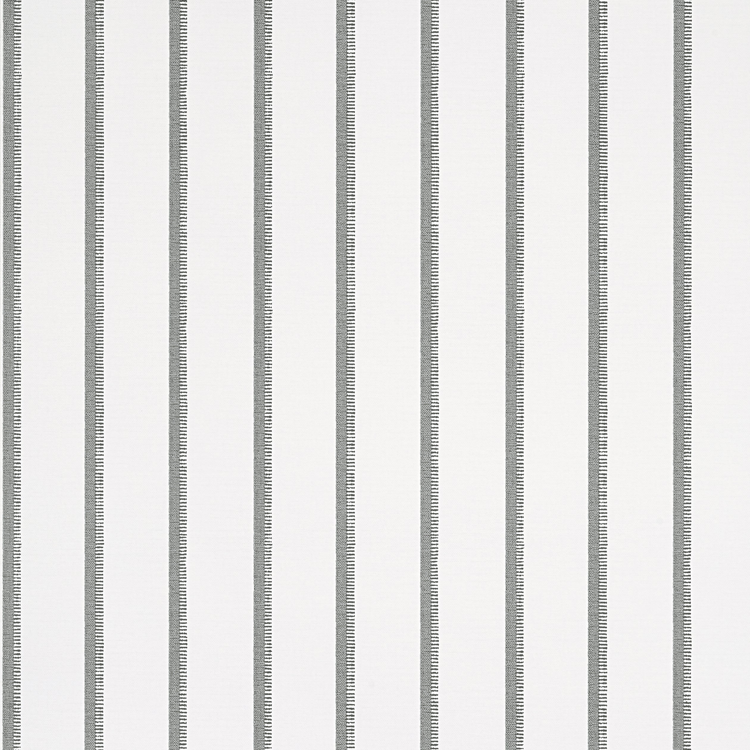 Notch Stripe fabric in grey color - pattern number T10263 - by Thibaut in the Colony collection