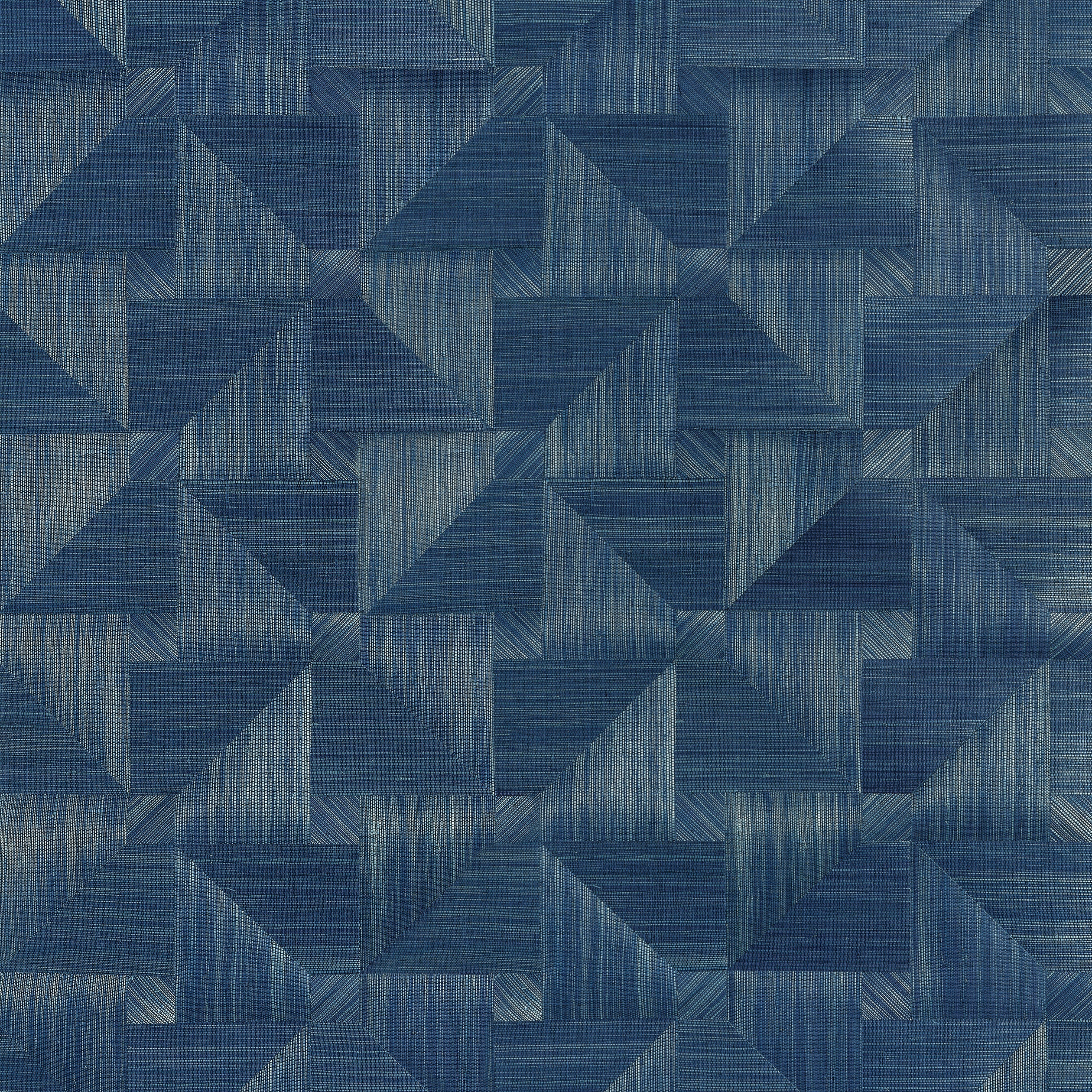 Bali Weave Wallpaper in navy color - pattern number T10341 - by Thibaut in the Grasscloth Resource Volume 7 collection