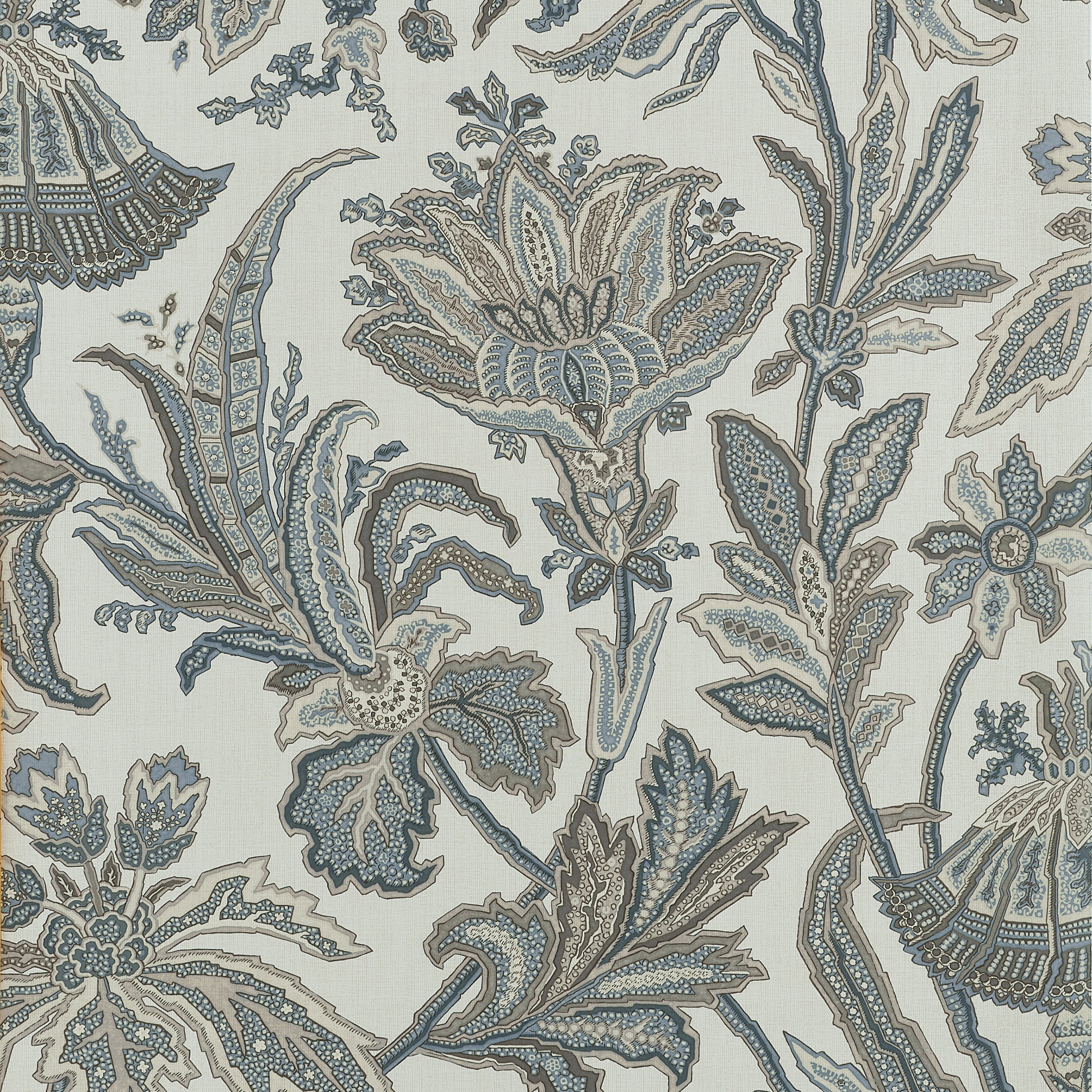 Breckenridge wallpaper in grey and beige color - pattern number T10543 - by Thibaut in the Boxwood collection