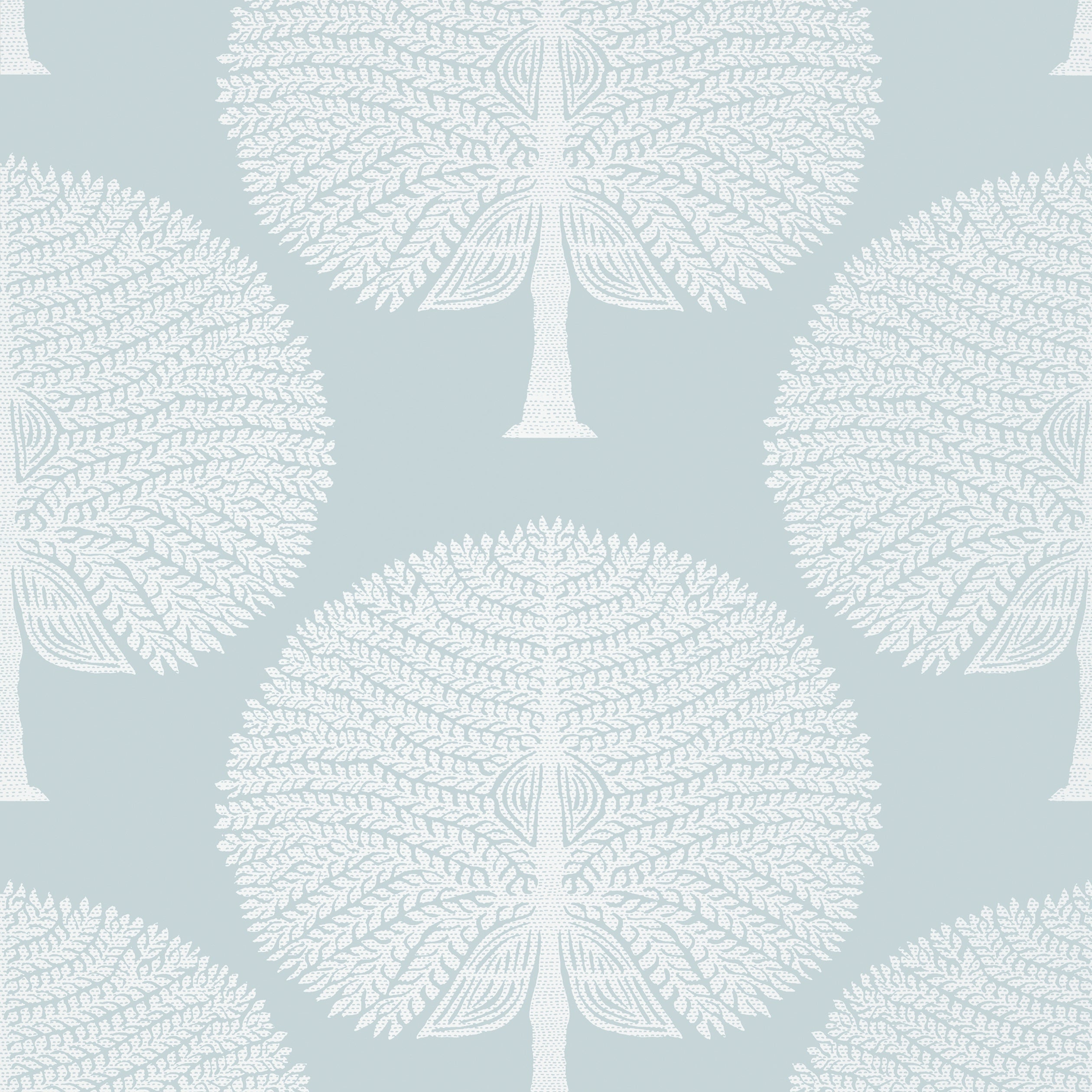 Mulberry Tree fabric in spa blue color - pattern number T10600 - by Thibaut in the Ceylon collection
