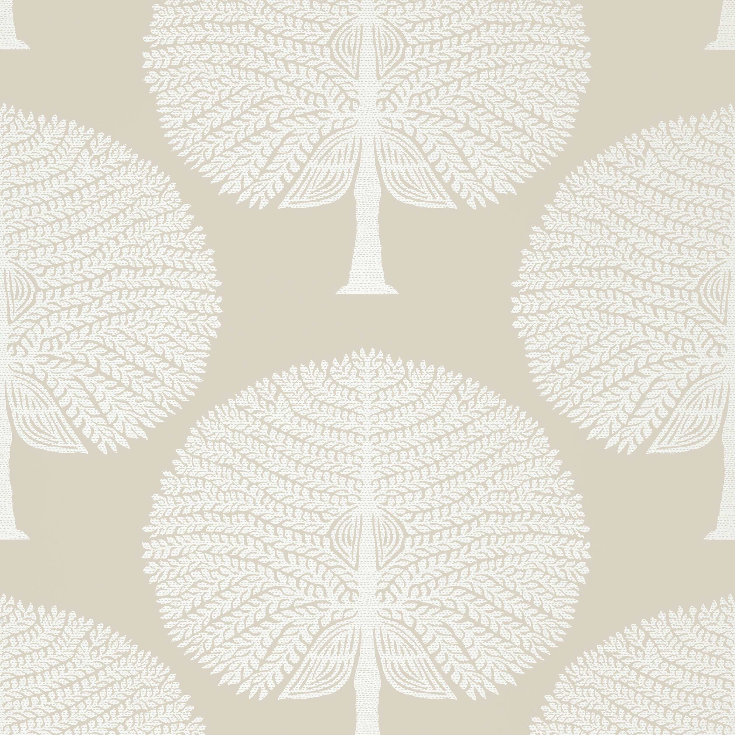 Mulberry Tree fabric in natural color - pattern number T10601 - by Thibaut in the Ceylon collection