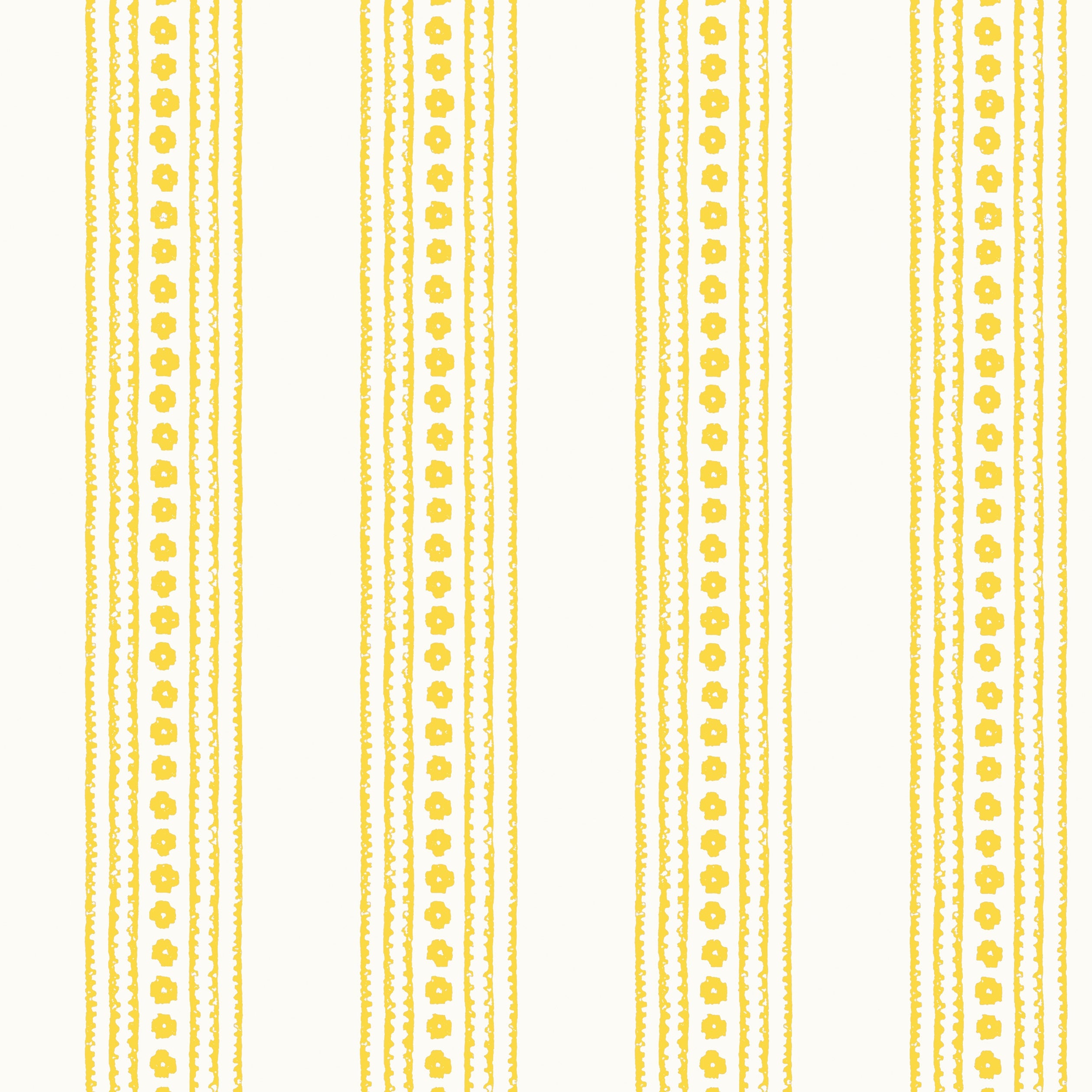 New Haven Stripe fabric in yellow color - pattern number T10610 - by Thibaut in the Ceylon collection