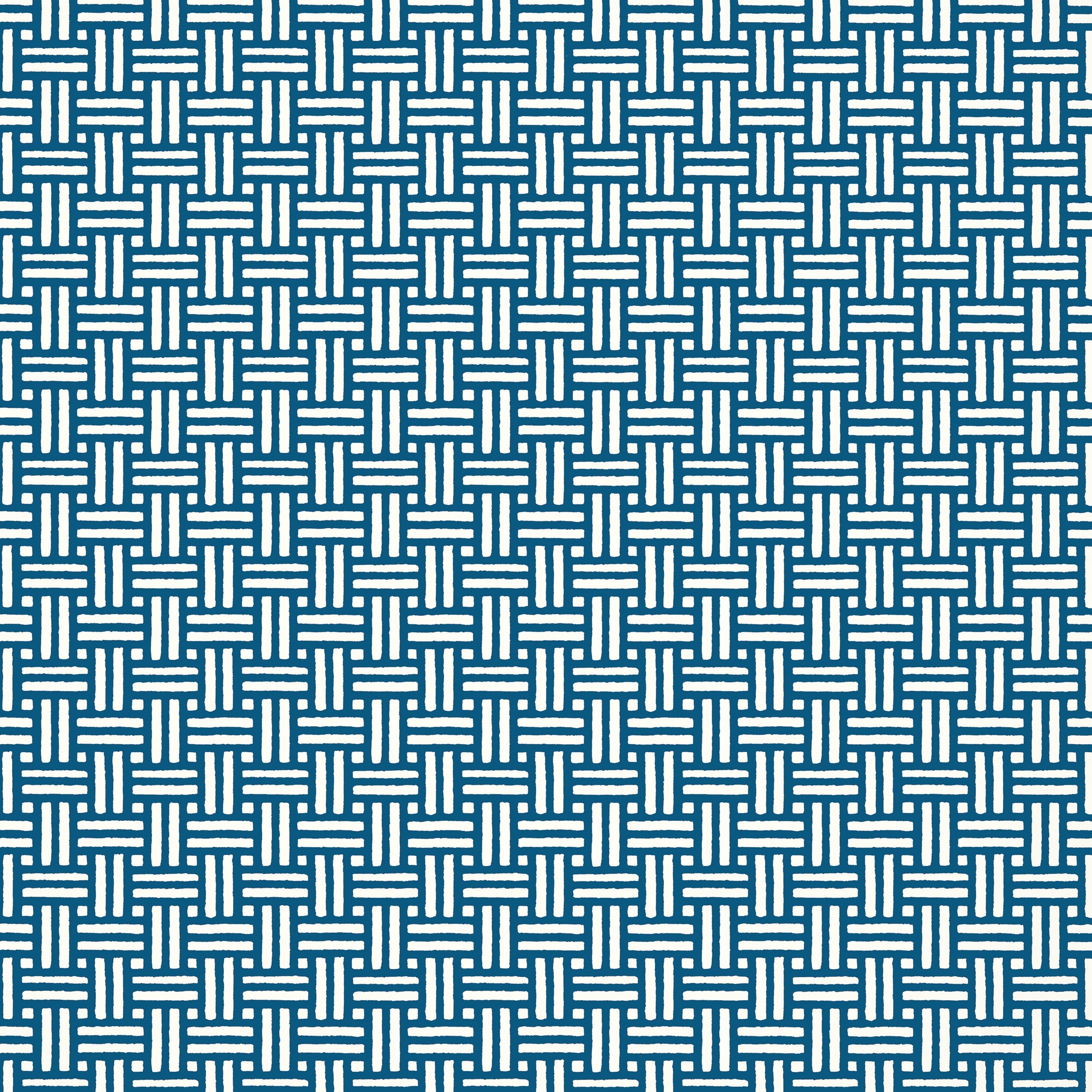 Piermont fabric in blue color - pattern number T10623 - by Thibaut in the Ceylon collection