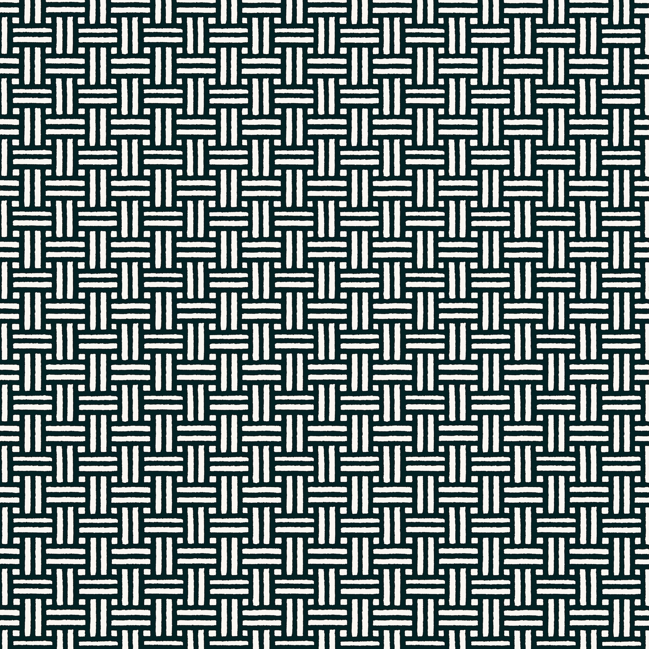 Piermont fabric in black color - pattern number T10624 - by Thibaut in the Ceylon collection