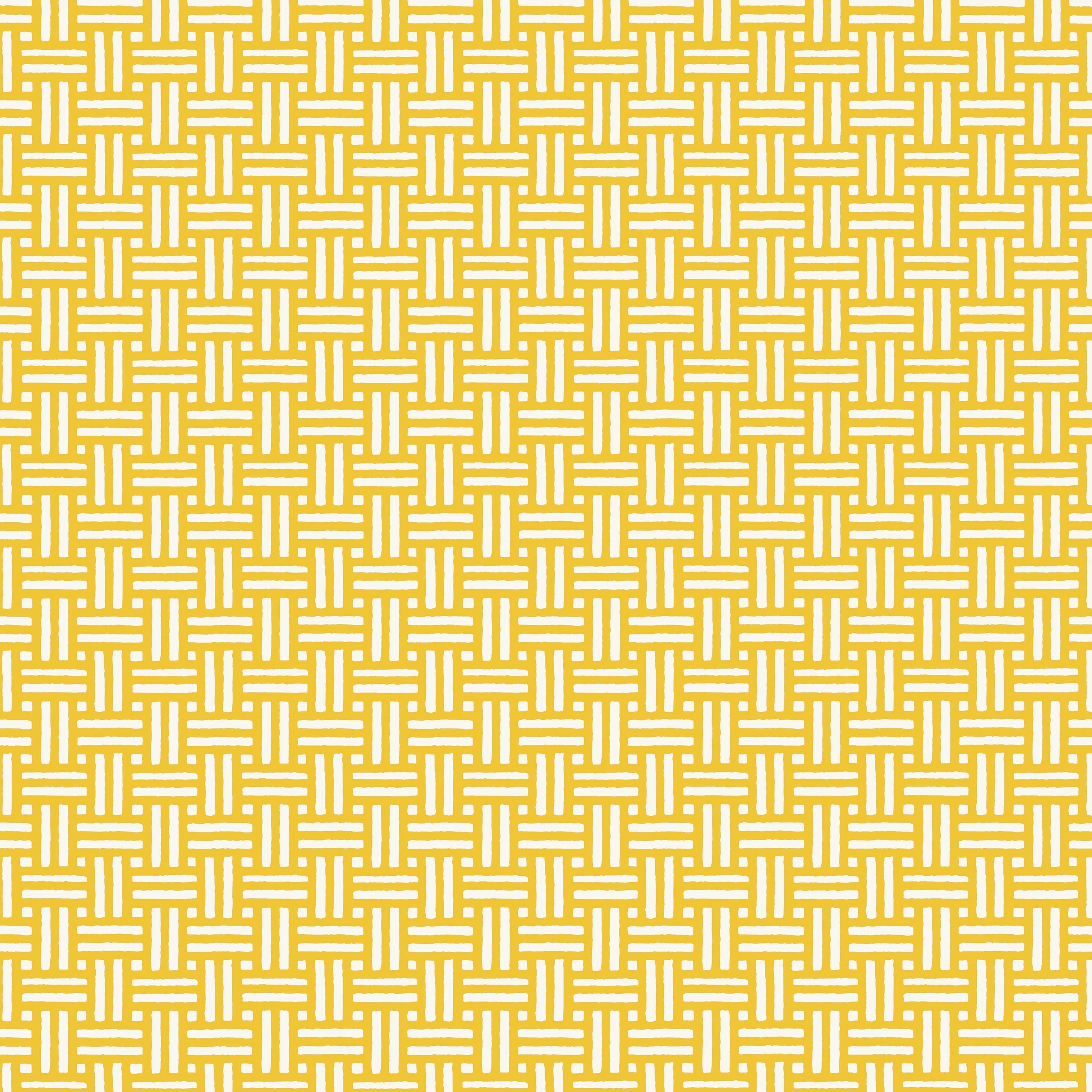 Piermont fabric in yellow color - pattern number T10626 - by Thibaut in the Ceylon collection